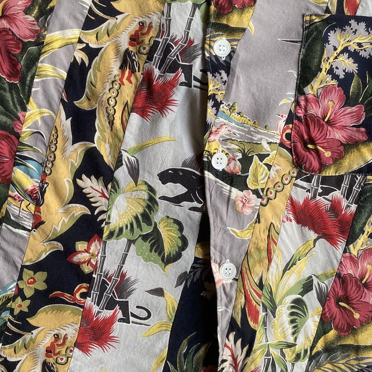 Comme des Garcons Vintage 2000 Hawaii Cut And Sew Camp Collar Shirt Size US L / EU 52-54 / 3 - 6 Thumbnail