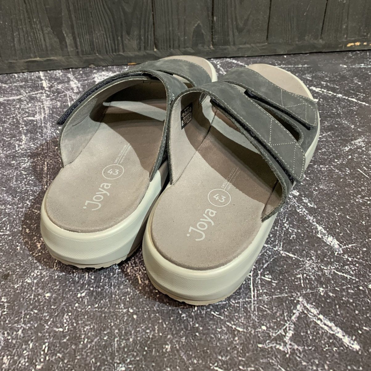 Joya Joya Max III Men’s Leather Slides Sandals Size 43 EU 9.5 US Size US 9.5 / EU 42-43 - 5 Thumbnail