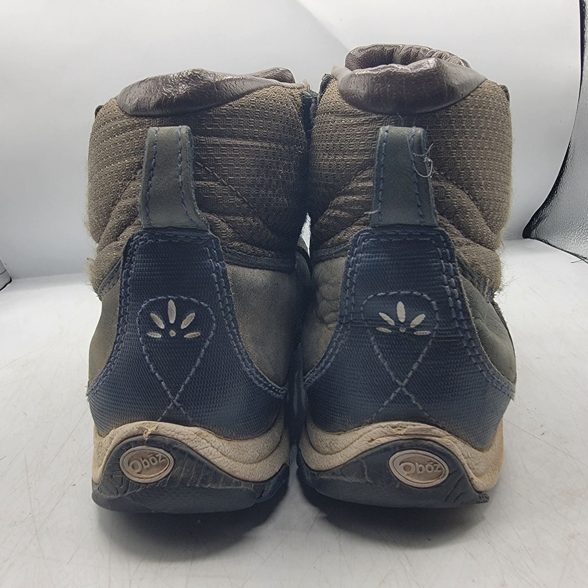 Oboz Oboz Sapphire Mid BDry Womens 9 Gray Hiking Boots Camping Ou Size US 9 / IT 39 - 4 Thumbnail