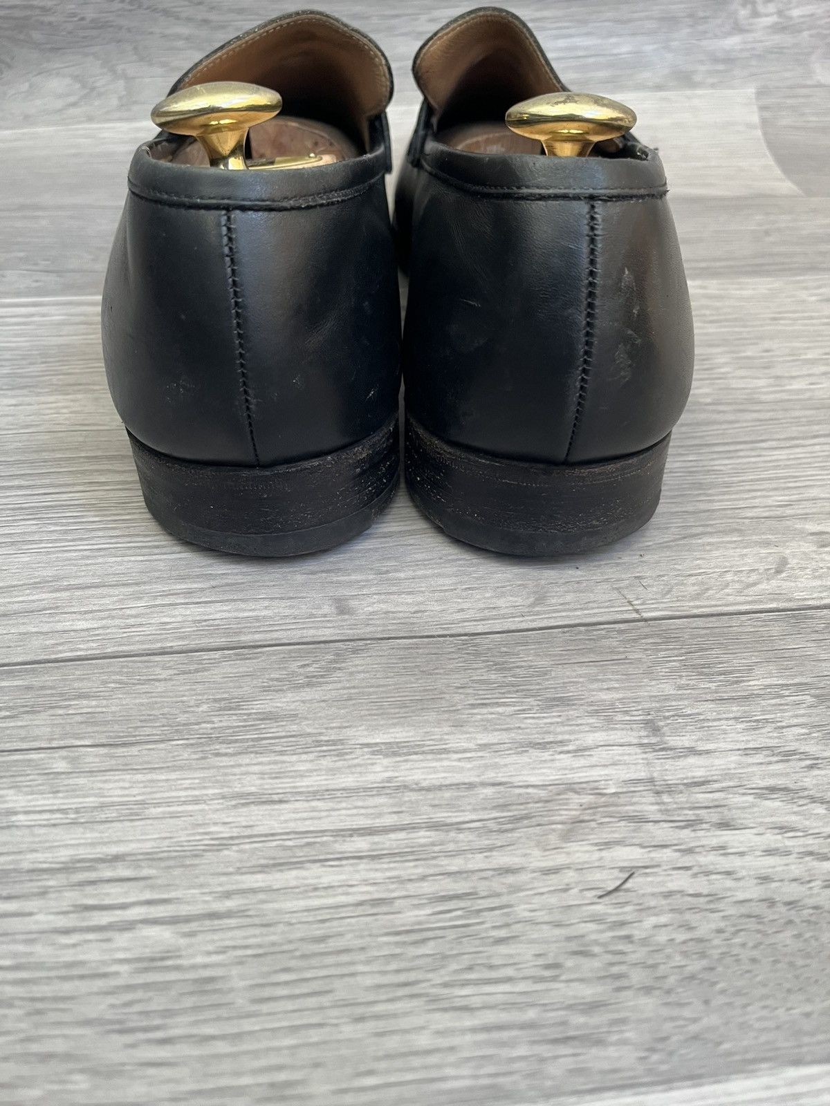 Crockett & Jones Crockett and jones Merton black leatherp enny loafer Size US 11 / EU 44 - 6 Thumbnail