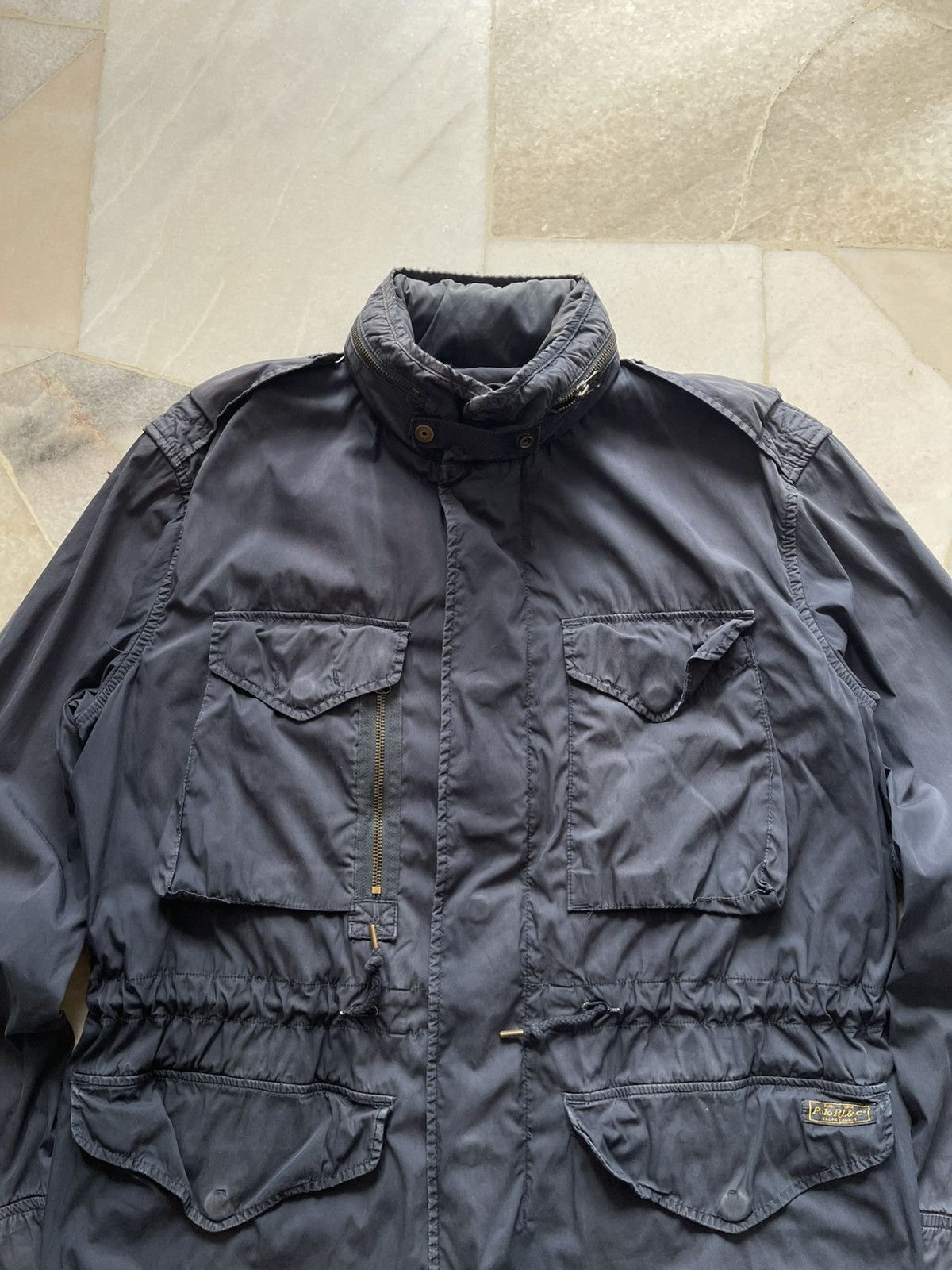 Polo Ralph Lauren 2000s Polo Ralph Lauren Distressed Jacket Size US L / EU 52-54 / 3 - 4 Thumbnail