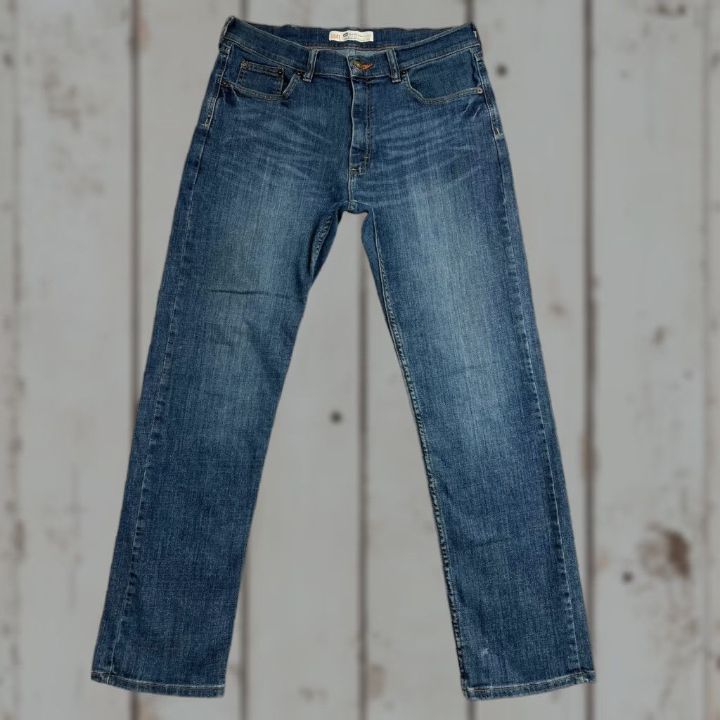 Lee Lee Modern Series Tapered Jeans Men Size 34x32 Blue