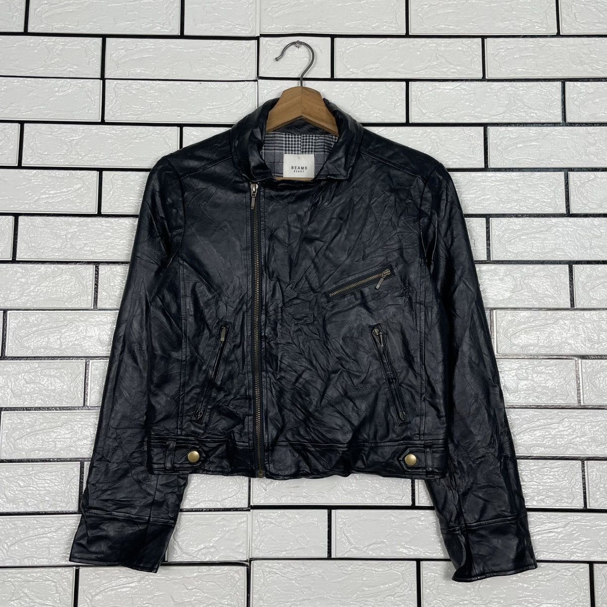 Beams Japan Beams Heart Motorcycle Riding Women Leather Jacket Size S / US 4 / IT 40 - 1 Thumbnail