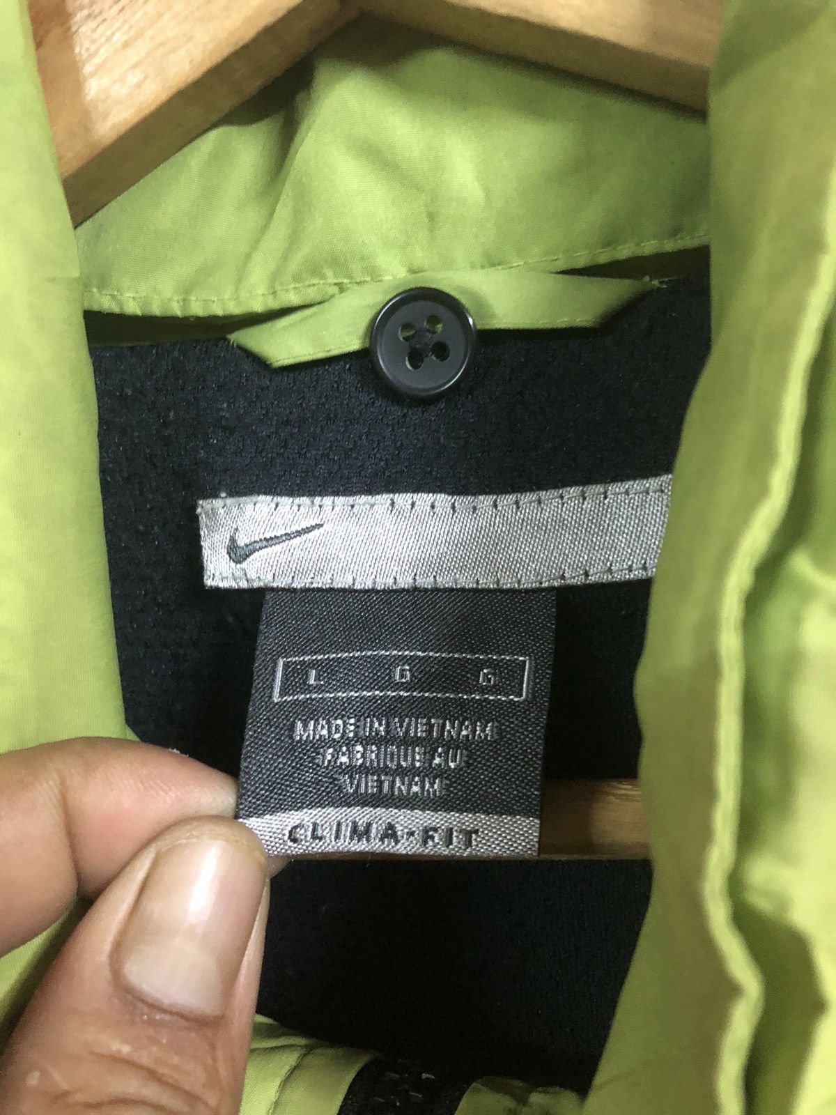Vintage Y2K Nike Windbreaker Hoodie Clima-Fit