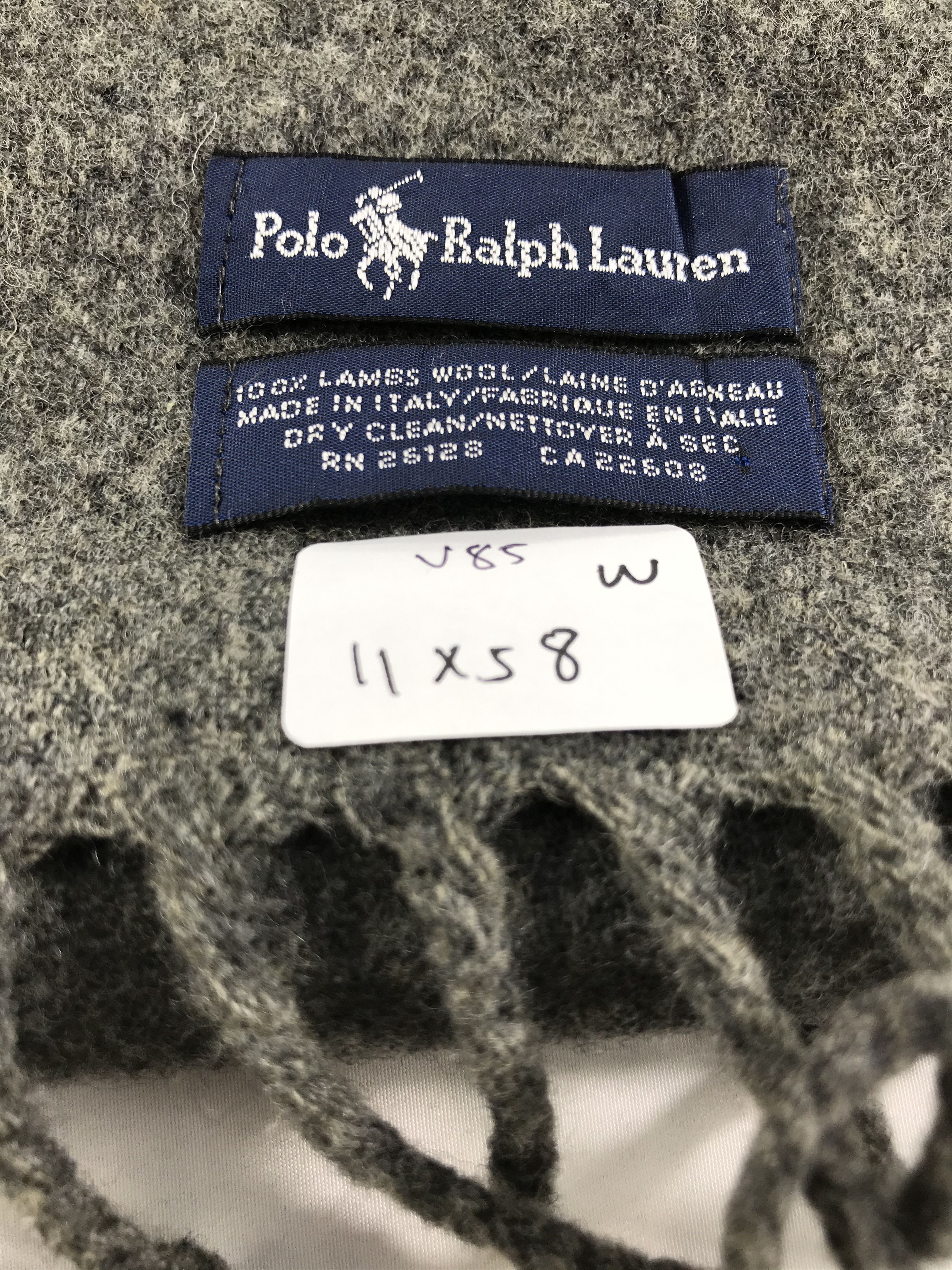 Polo Ralph Lauren Polo Ralph Lauren Wool Scarf Muffler V85 Size ONE SIZE - 7 Thumbnail