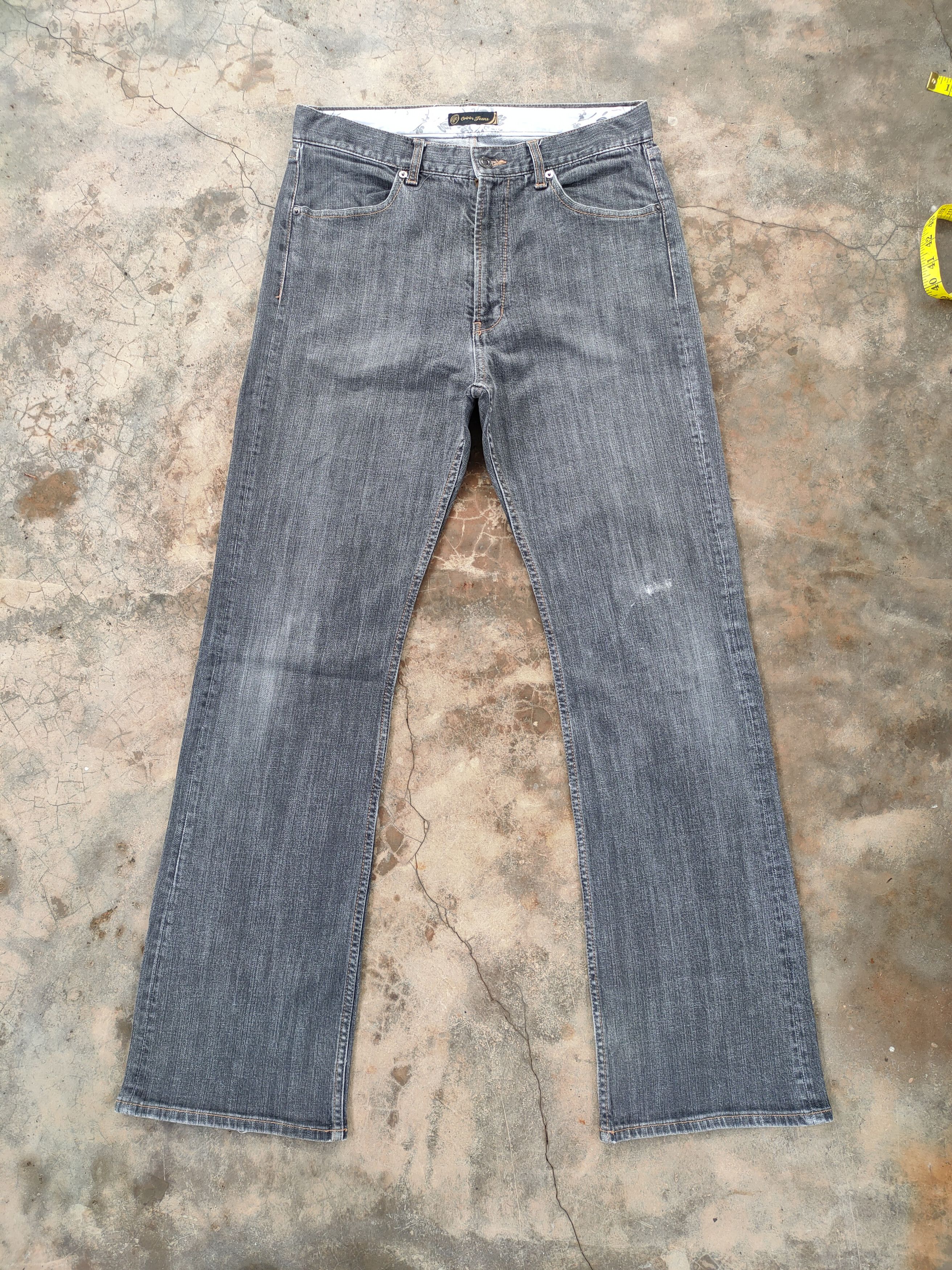 Japanese Brand FLARE Vintage japanese faded black denim jeans pants Size US 32 / EU 48 - 2 Thumbnail