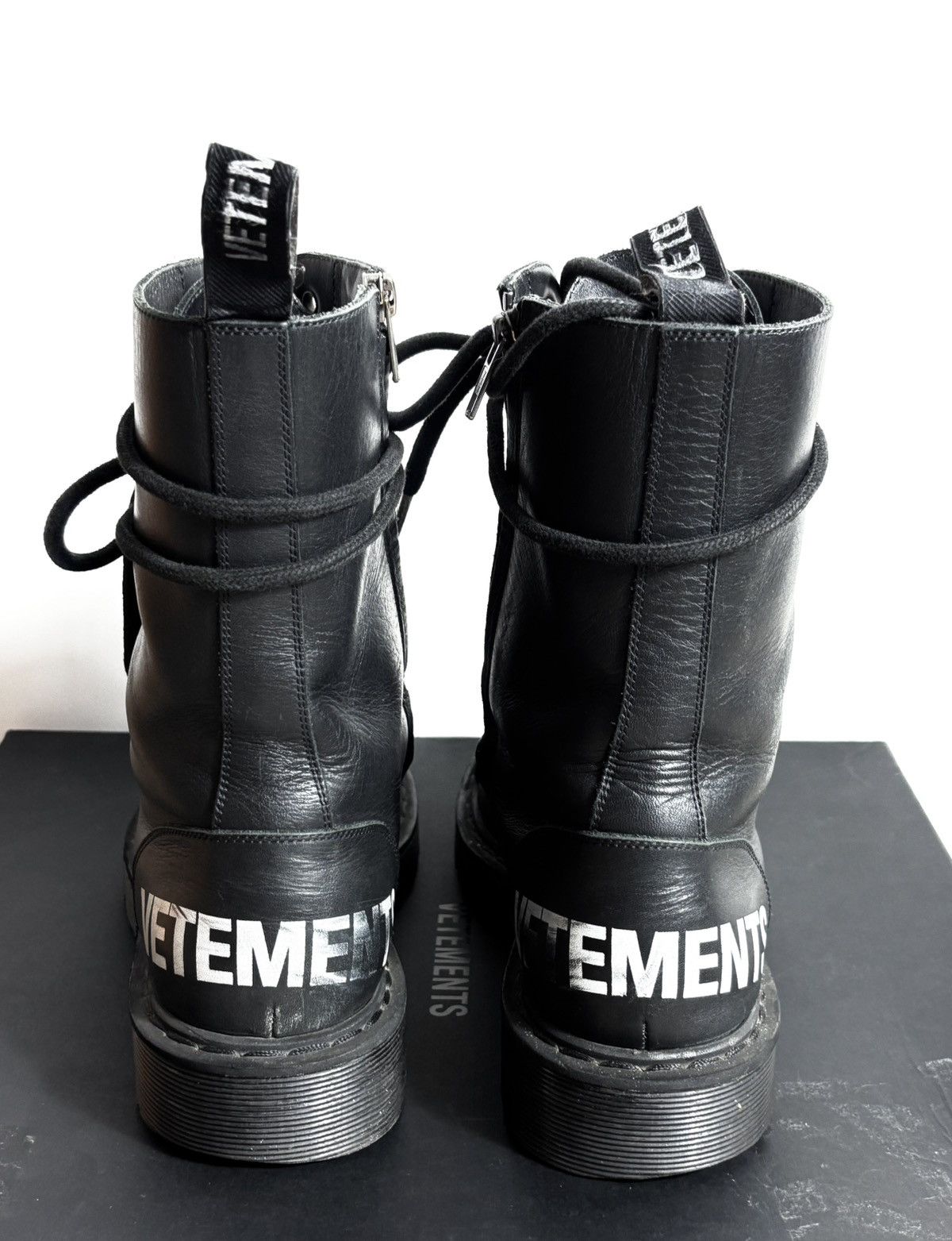 Vetements Vetements Combat Leather Bootd Size US 7 / EU 40 - 3 Thumbnail