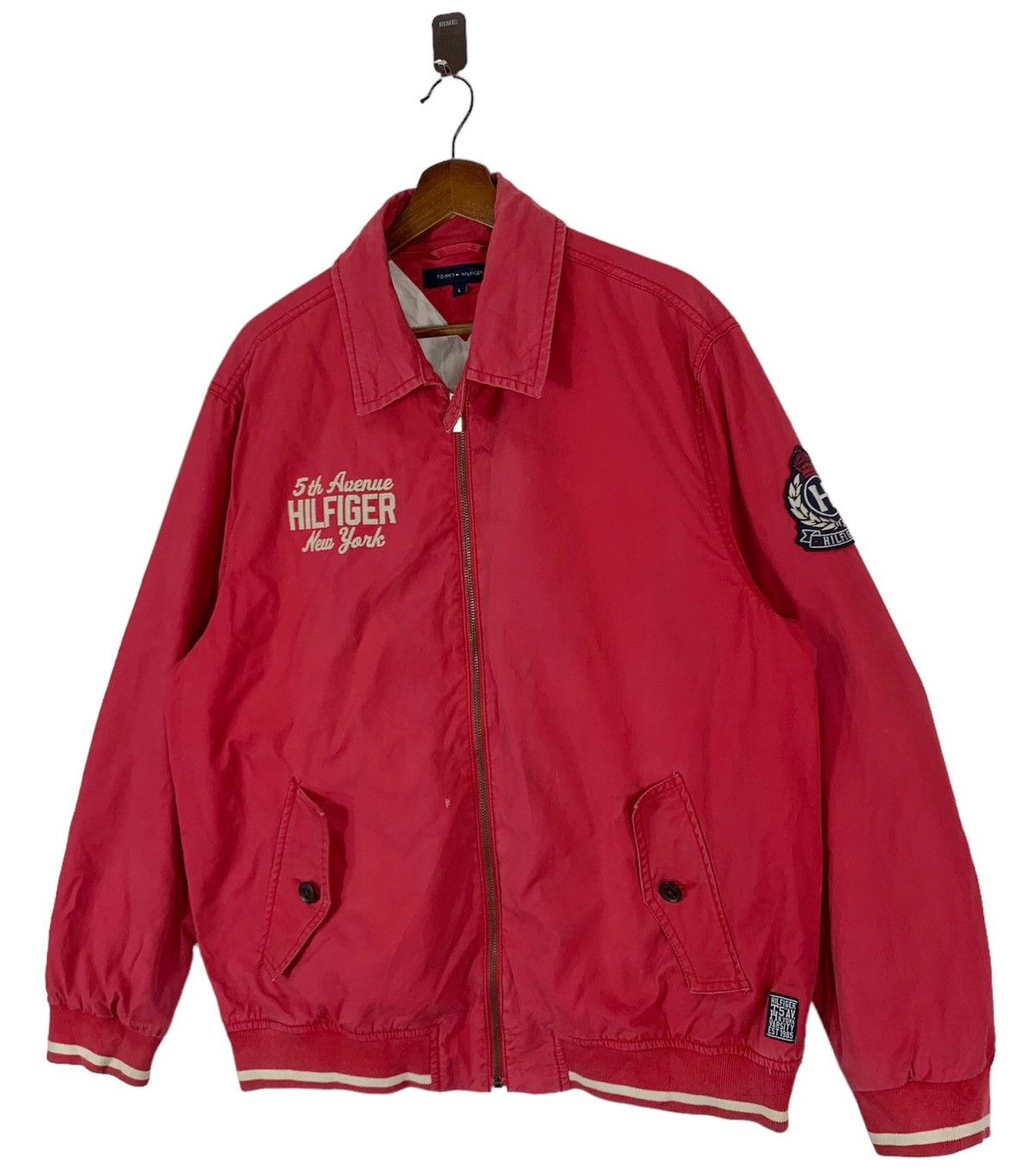 Tommy Hilfiger VINTAGE TOMMY HILFIGER COTTON ZIPPER JACKET Size US L / EU 52-54 / 3 - 2 Thumbnail
