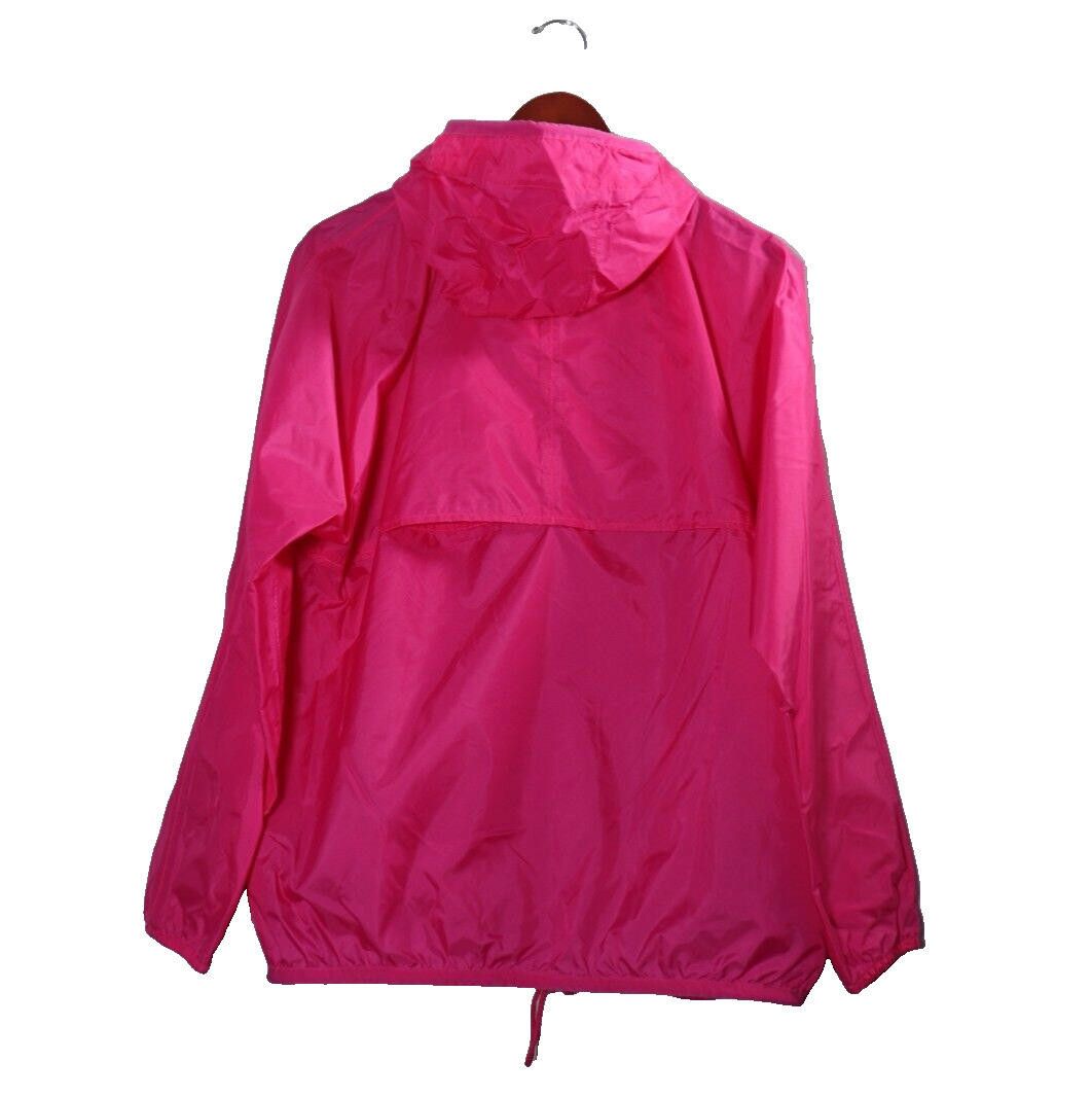 Designer K-Way Women's Large Pink Claude Rain Jacket Waterproof Coat Size L / US 10 / IT 46 - 10 Thumbnail