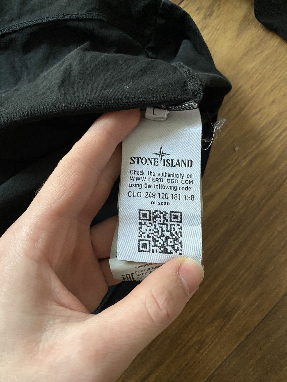 Stone Island Longsleeve Stone Island Boxy Fit Patch Program Drill Y2k Size US L / EU 52-54 / 3 - 9 Thumbnail