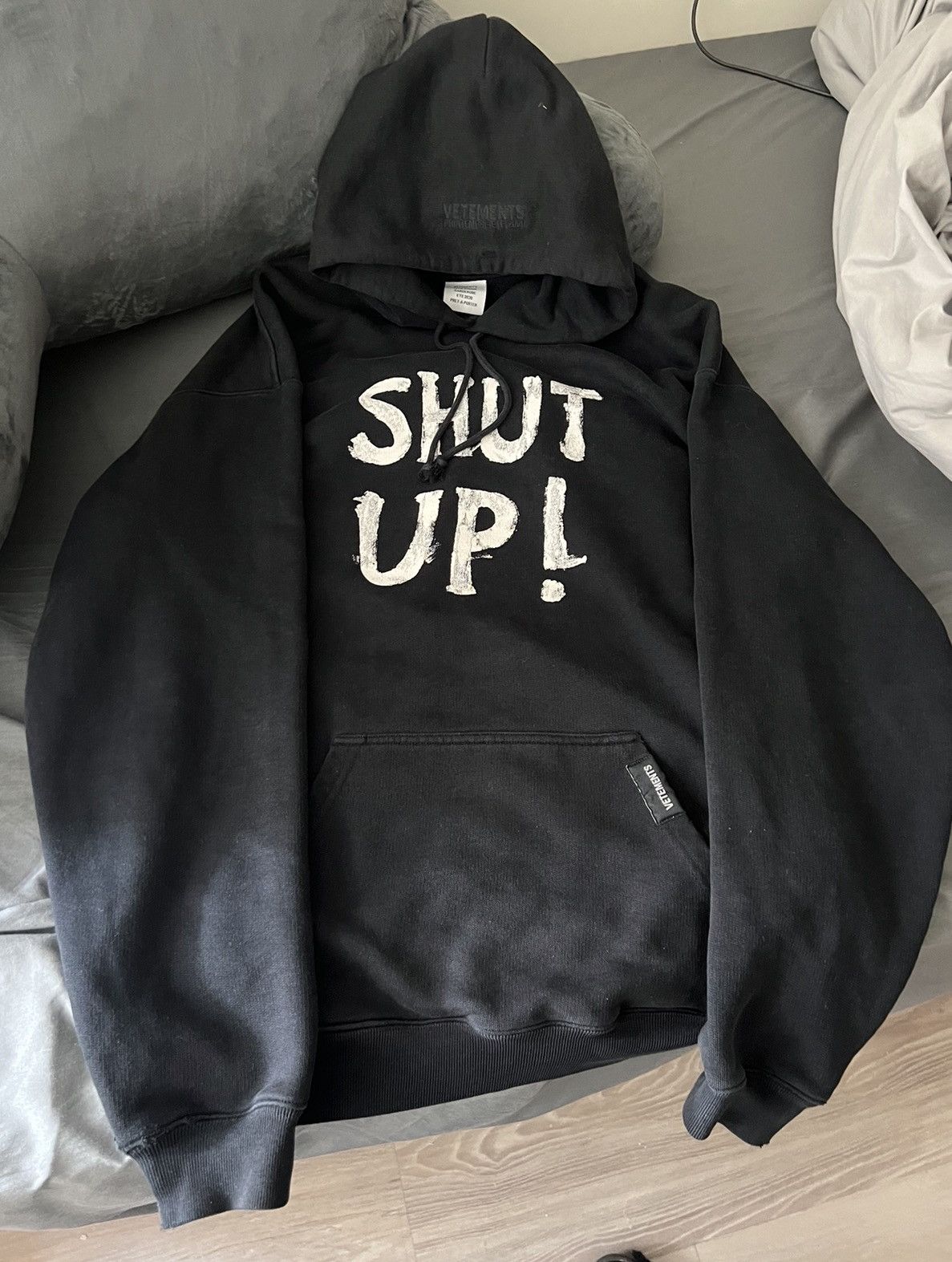 Vetements Vetements Shut Up Hoodie Grailed