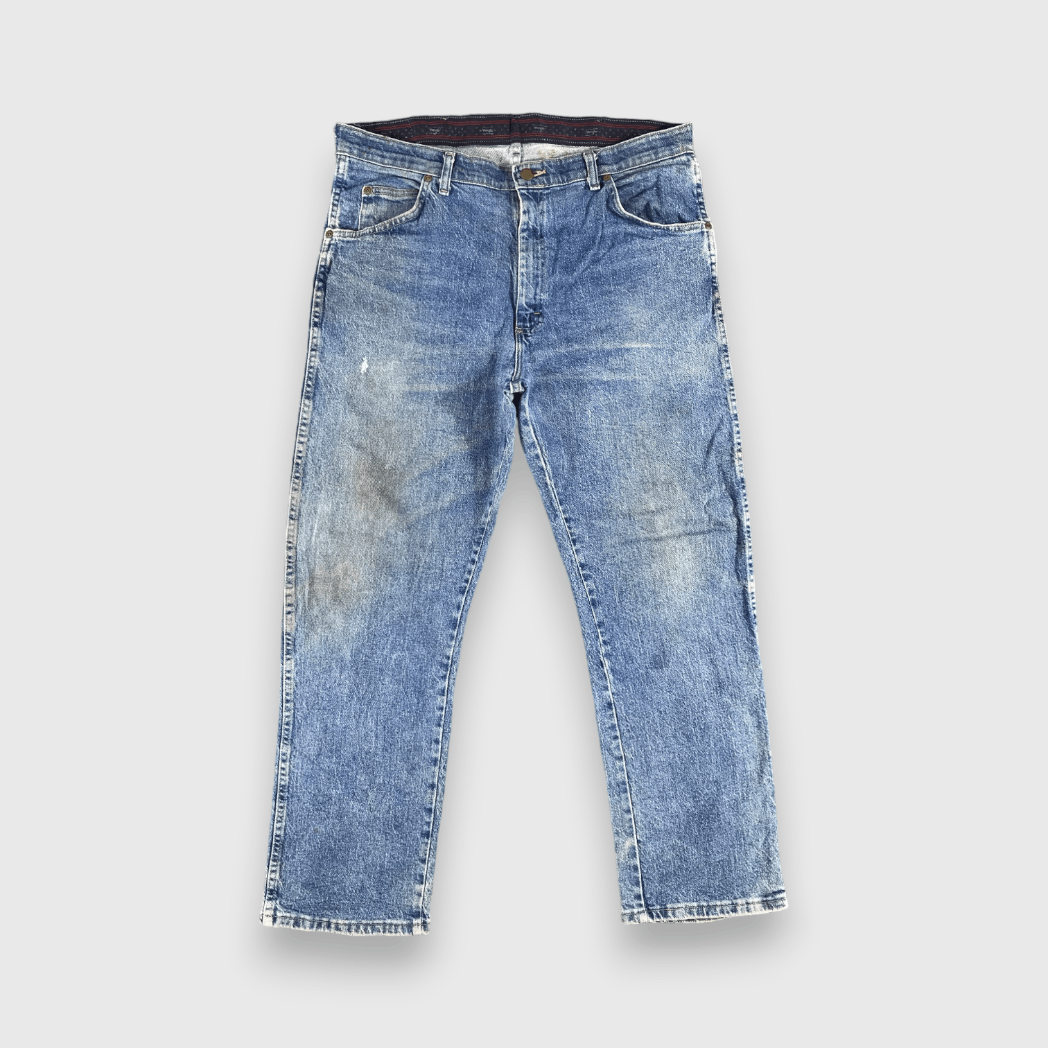 Vintage Vintage Blue Wash Wrangler Jeans-J2431 Size US 37 - 1 Thumbnail