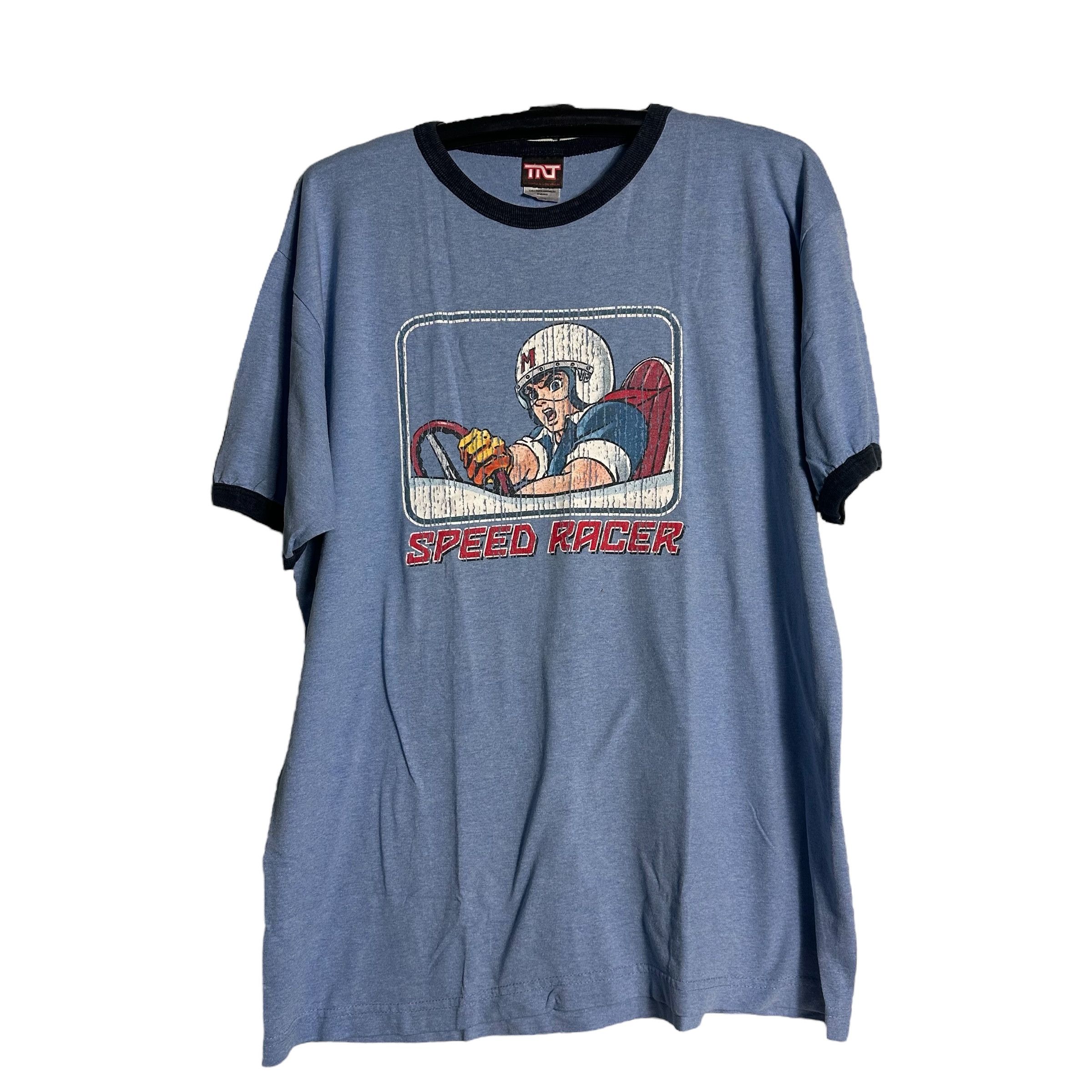 Anime 🔥RARE🔥Vintage Speed Racer Ringer Anime Manga T-shirt Size US L / EU 52-54 / 3 - 1 Thumbnail