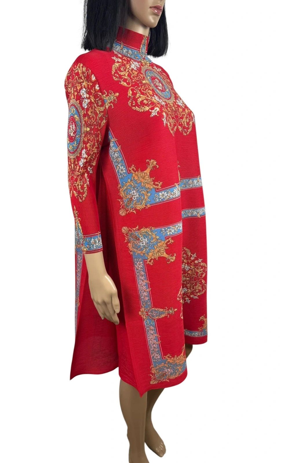 Other Pleats Baroque Printed Dress miyake style Size S / US 4 / IT 40 - 6 Thumbnail