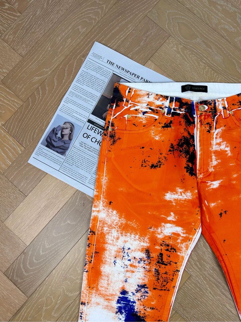 Versace Versace Lacquer tie-dye slim jeans Size US 35 - 6 Thumbnail