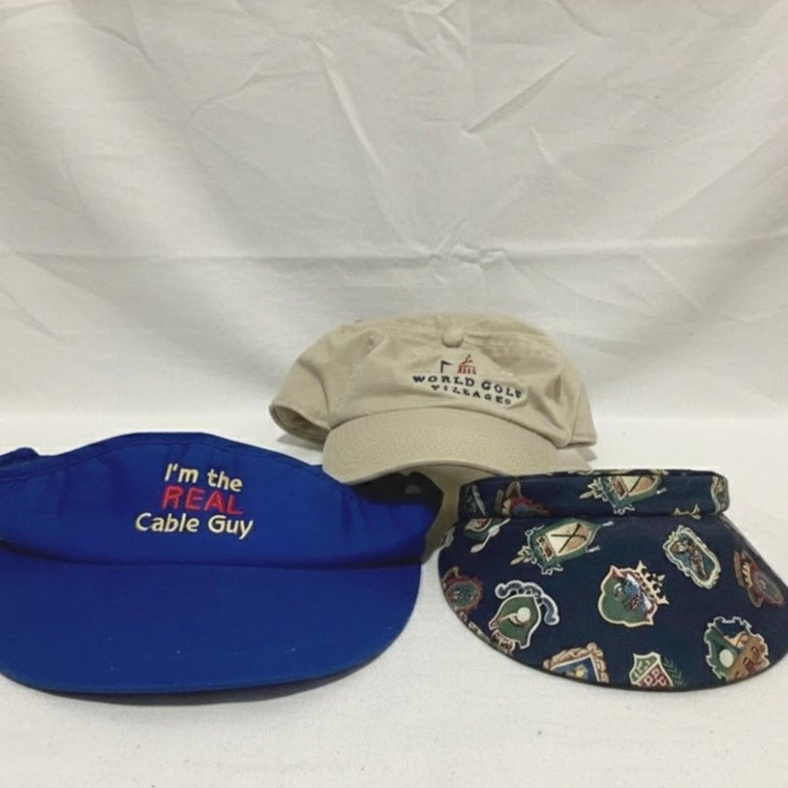 Other Blue Golf Hat Visor Bundle Unisex Mens One Size Size ONE SIZE - 1 Thumbnail