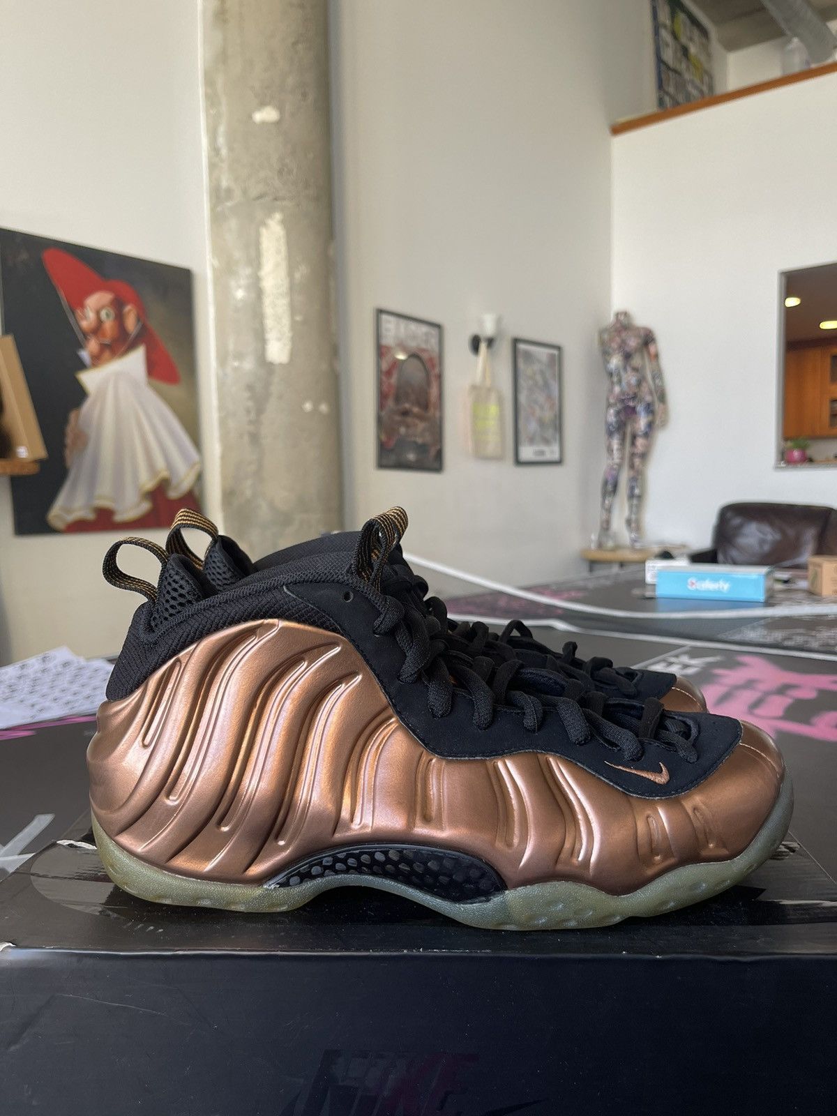 image of Nike Air Foamposite One “Metallic Copper” Shoes, Men's (Size 9.5)