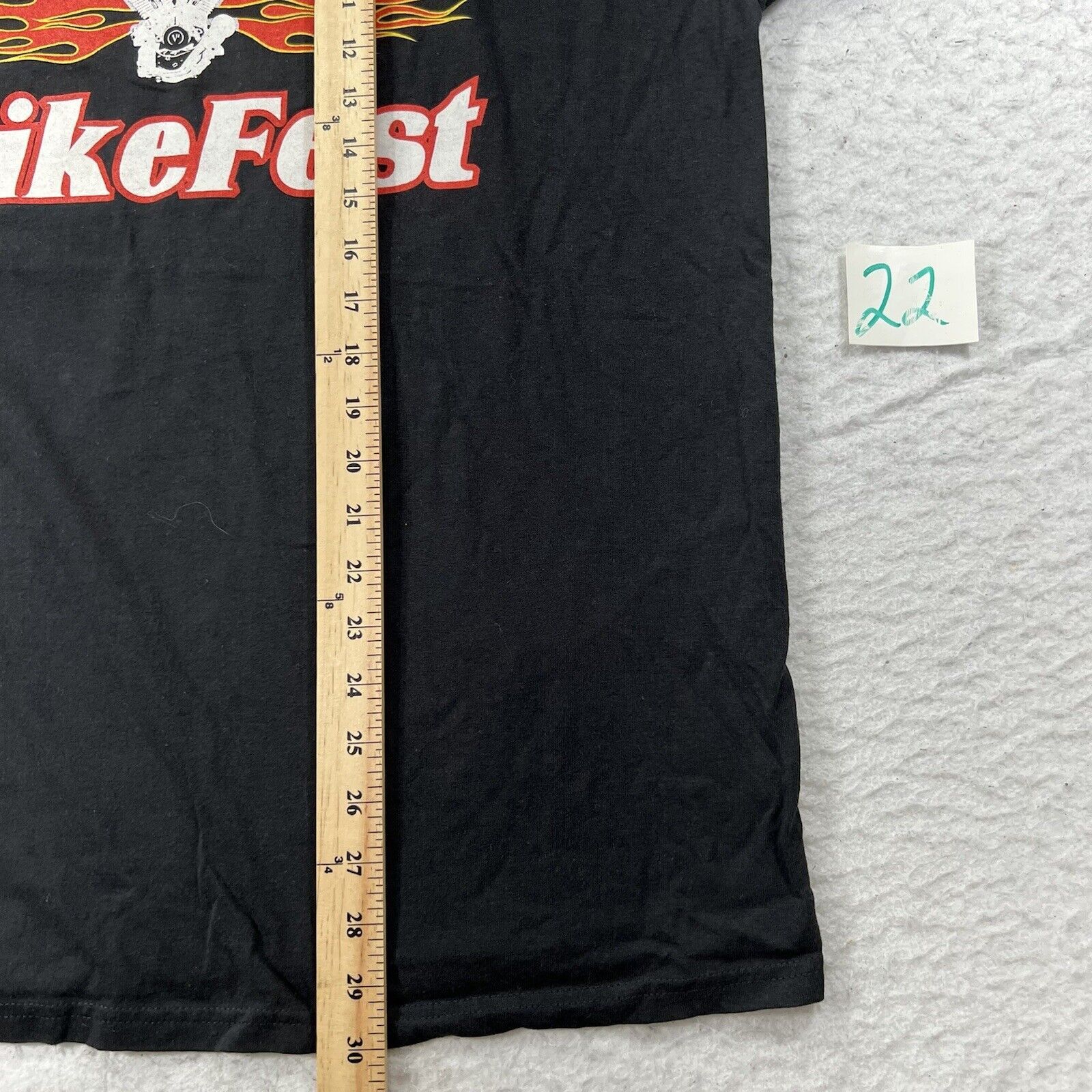 Hanes Vintage Ocala Bike Fest 2006 XL Black Graphic T Shirt Size US XL / EU 56 / 4 - 8 Thumbnail