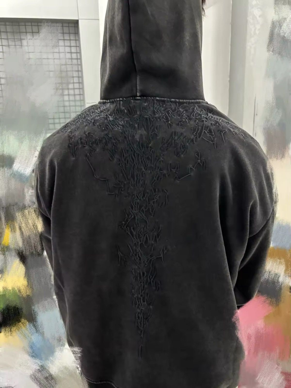 Japanese Brand × Other Embroidery Oversized Sweatshirt Size US XXL / EU 58 / 5 - 2 Thumbnail