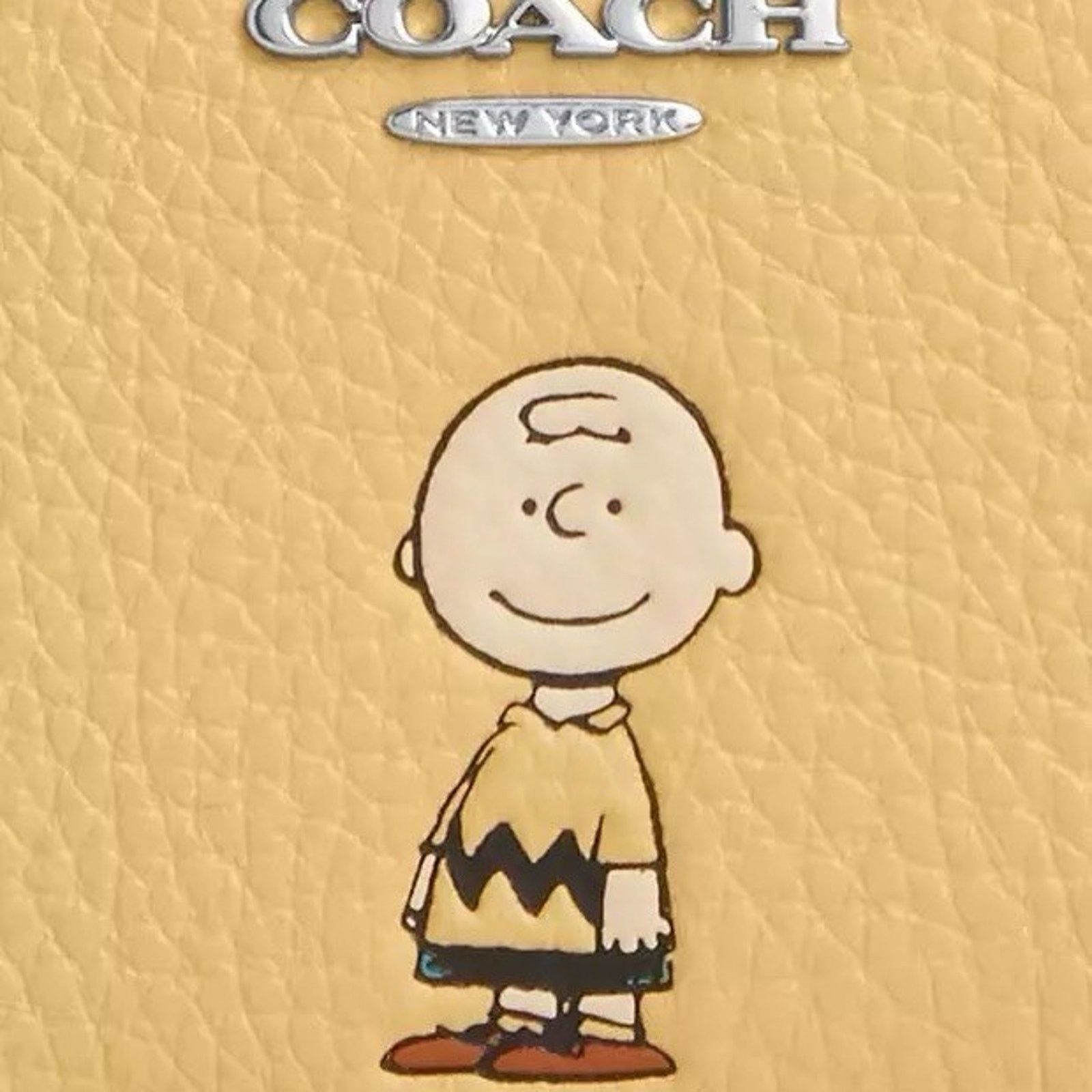 Coach NWT Coach X Peanuts Snap Wallet Charlie Brown Hay Cbn90 Size ONE SIZE - 7 Thumbnail
