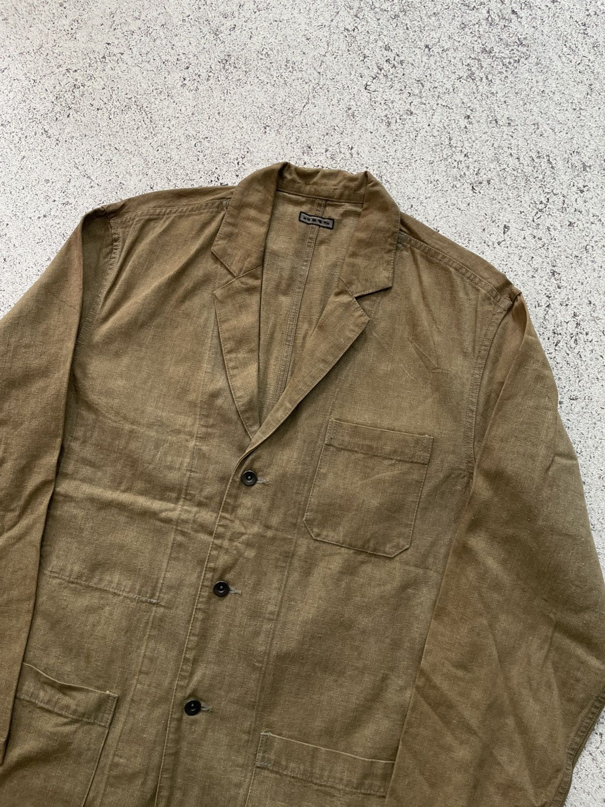 Other 1990s Ropes - Denim Canvas Work Blazer Jacket Size US L / EU 52-54 / 3 - 1 Thumbnail