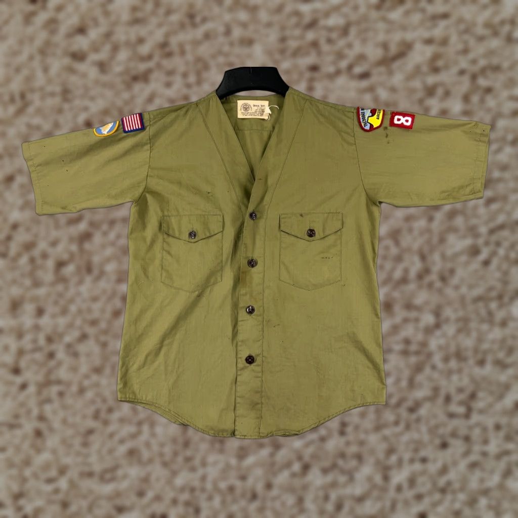 Vintage VINTAGE Boy Scouts of America Shirt Adult S Beige Men READ Size US S / EU 44-46 / 1 - 1 Thumbnail