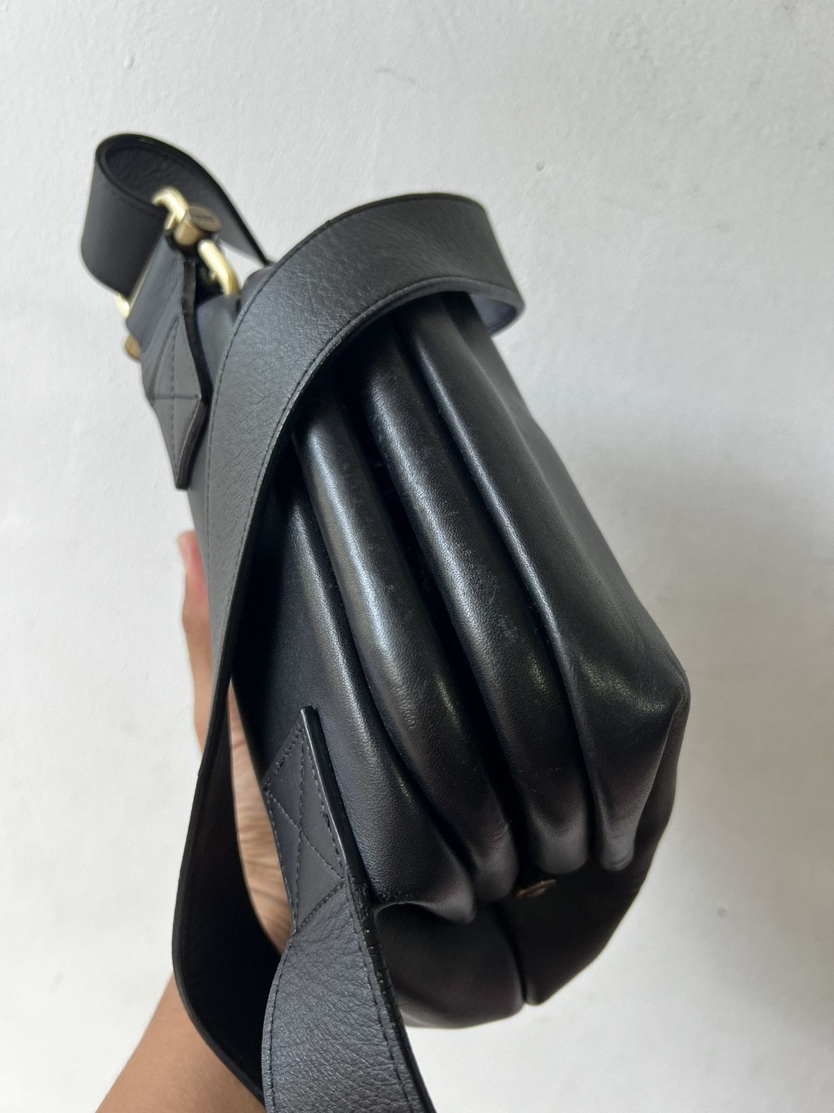 Leather Osoi Mini Brot Black Leather Crossbody Bag Size ONE SIZE - 6 Thumbnail