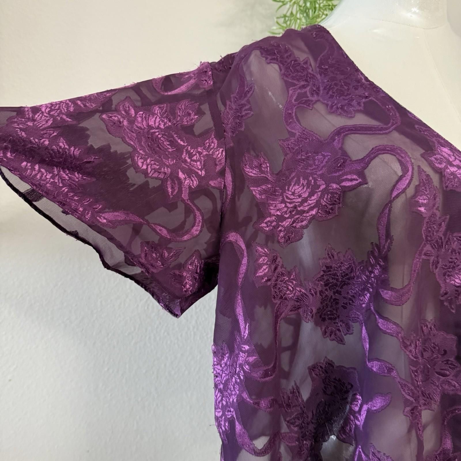 Designer Victorias Secret Lace Lingerie Oversized Crop Blouse M Size M / US 6-8 / IT 42-44 - 3 Thumbnail