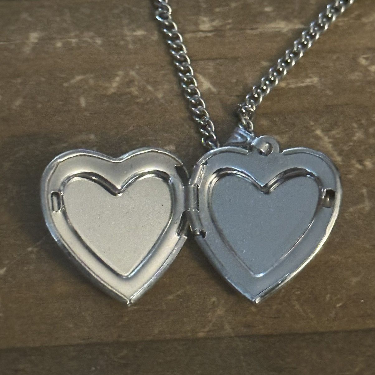Other Silver tone name Ana heart locket pendant necklace Size ONE SIZE - 5 Thumbnail