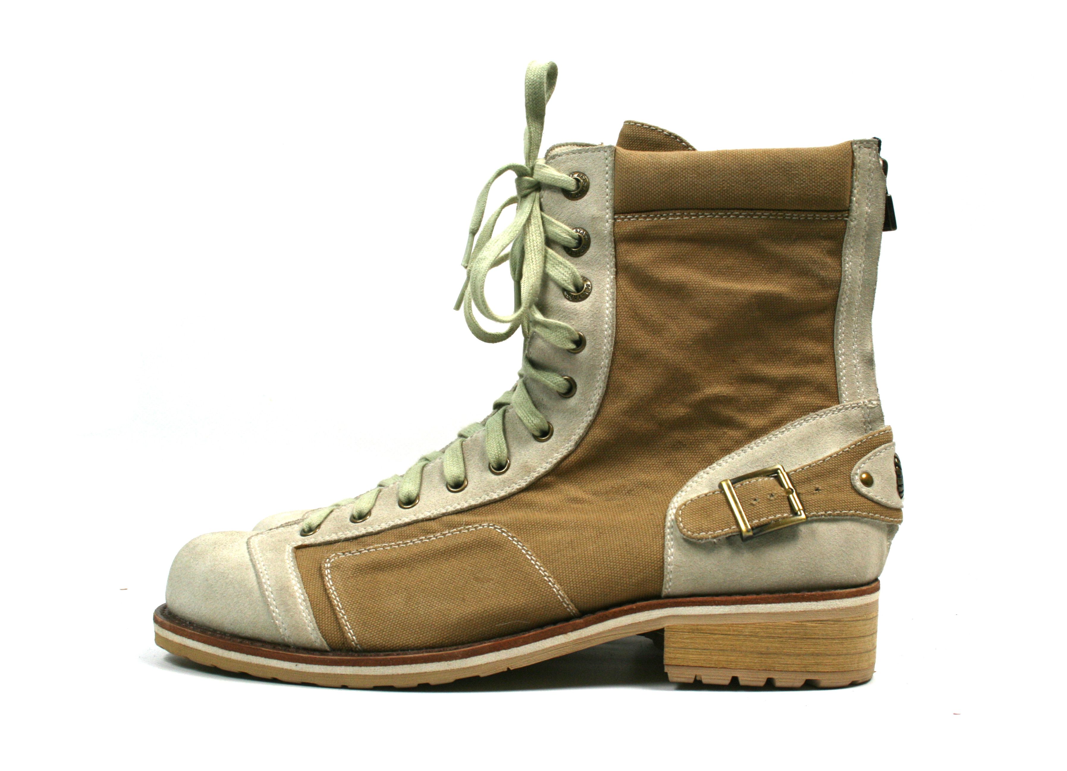 Belstaff Trialmaster Trooper Biker Combat Back Zip Boots Size US 9 / EU 42 - 3 Thumbnail