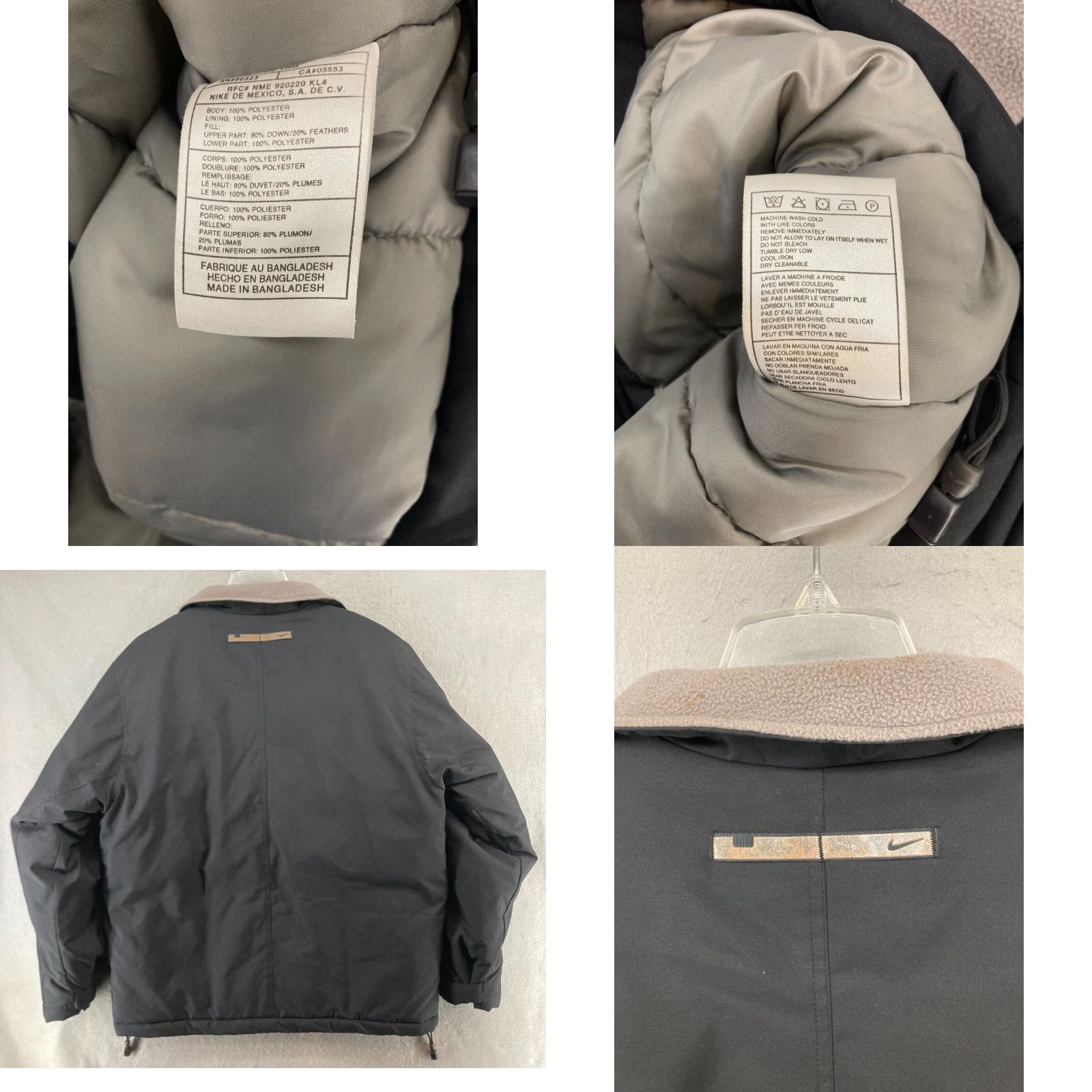 Nike Nike Mens Jacket Medium Black Fleece Lined Clemson Tennis Size US M / EU 48-50 / 2 - 8 Thumbnail