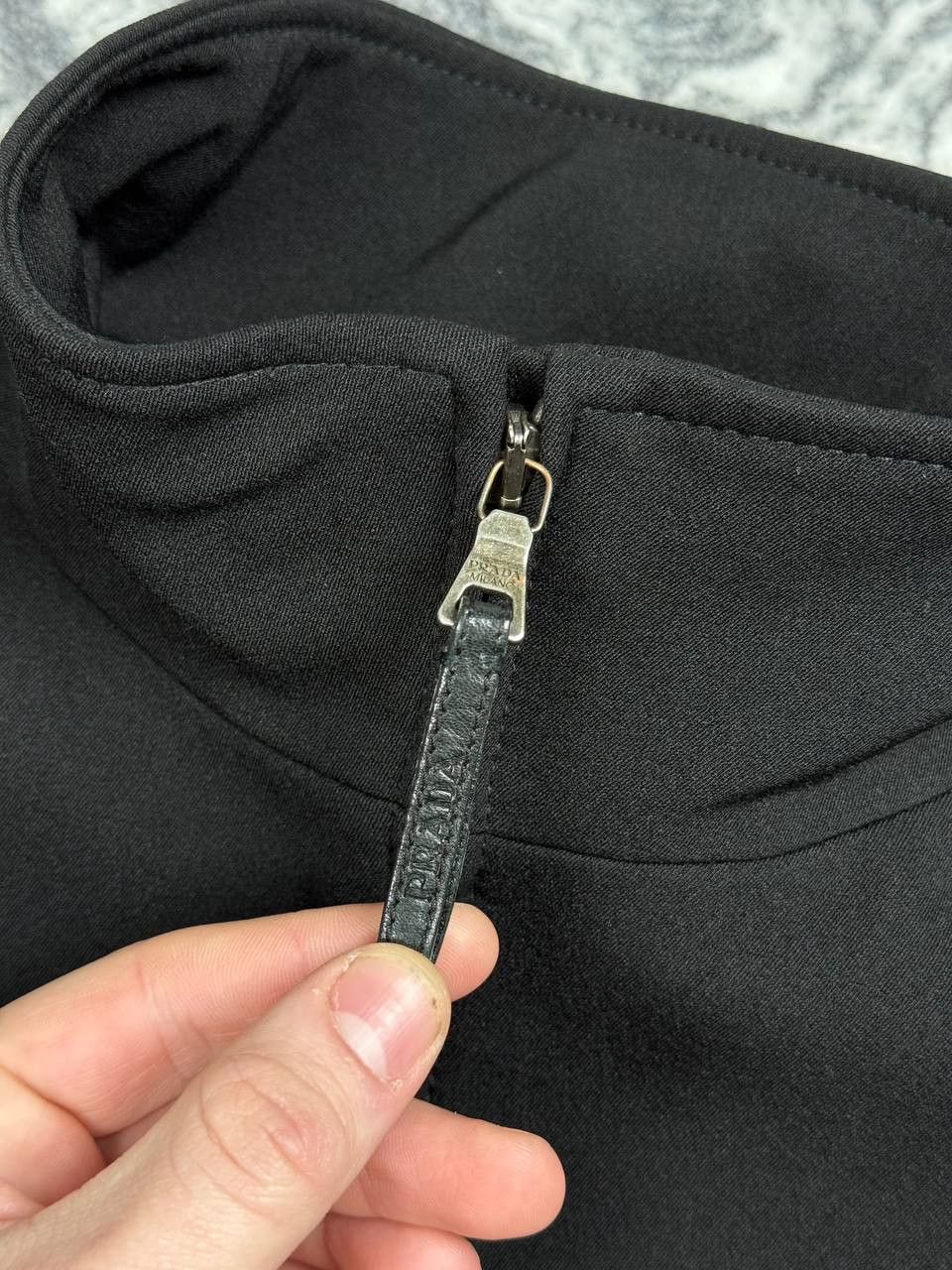 Prada Prada Classic Nylon Coat Black Tab Belted Size M / US 6-8 / IT 42-44 - 3 Thumbnail