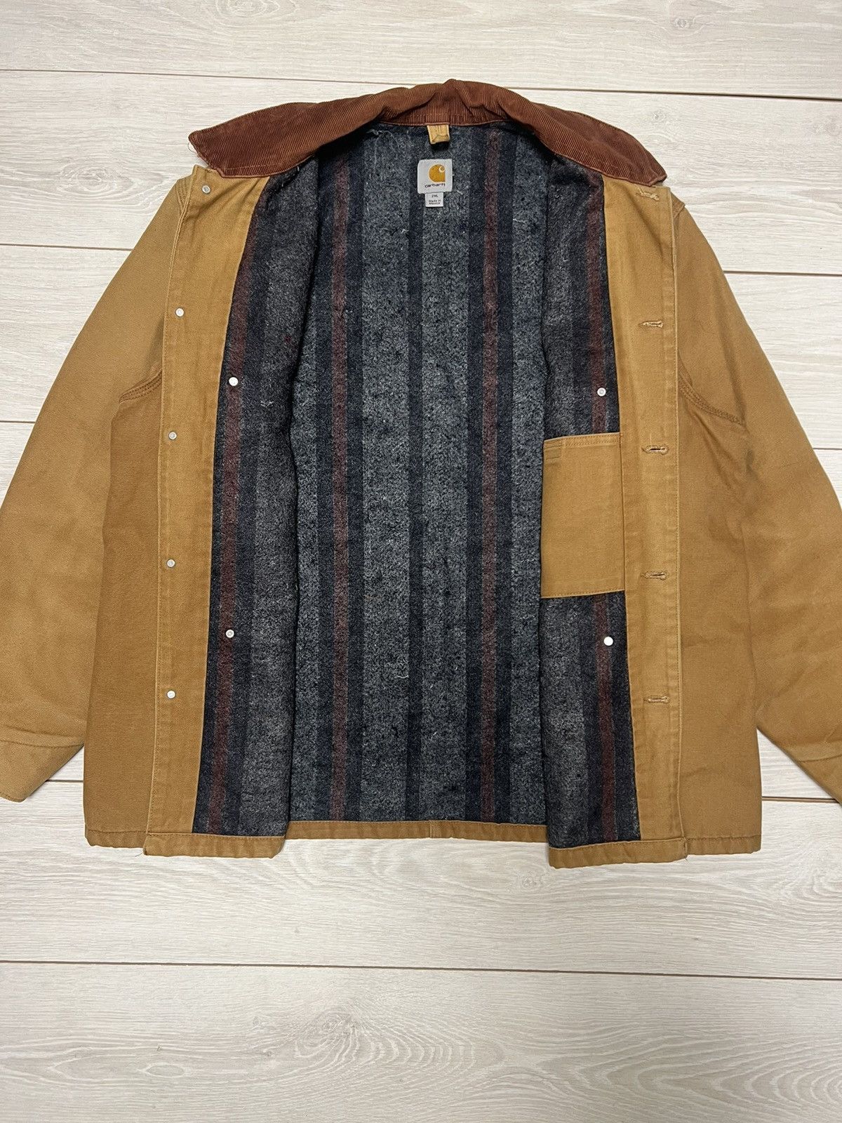 Carhartt vintage work wear Detroit style jacket