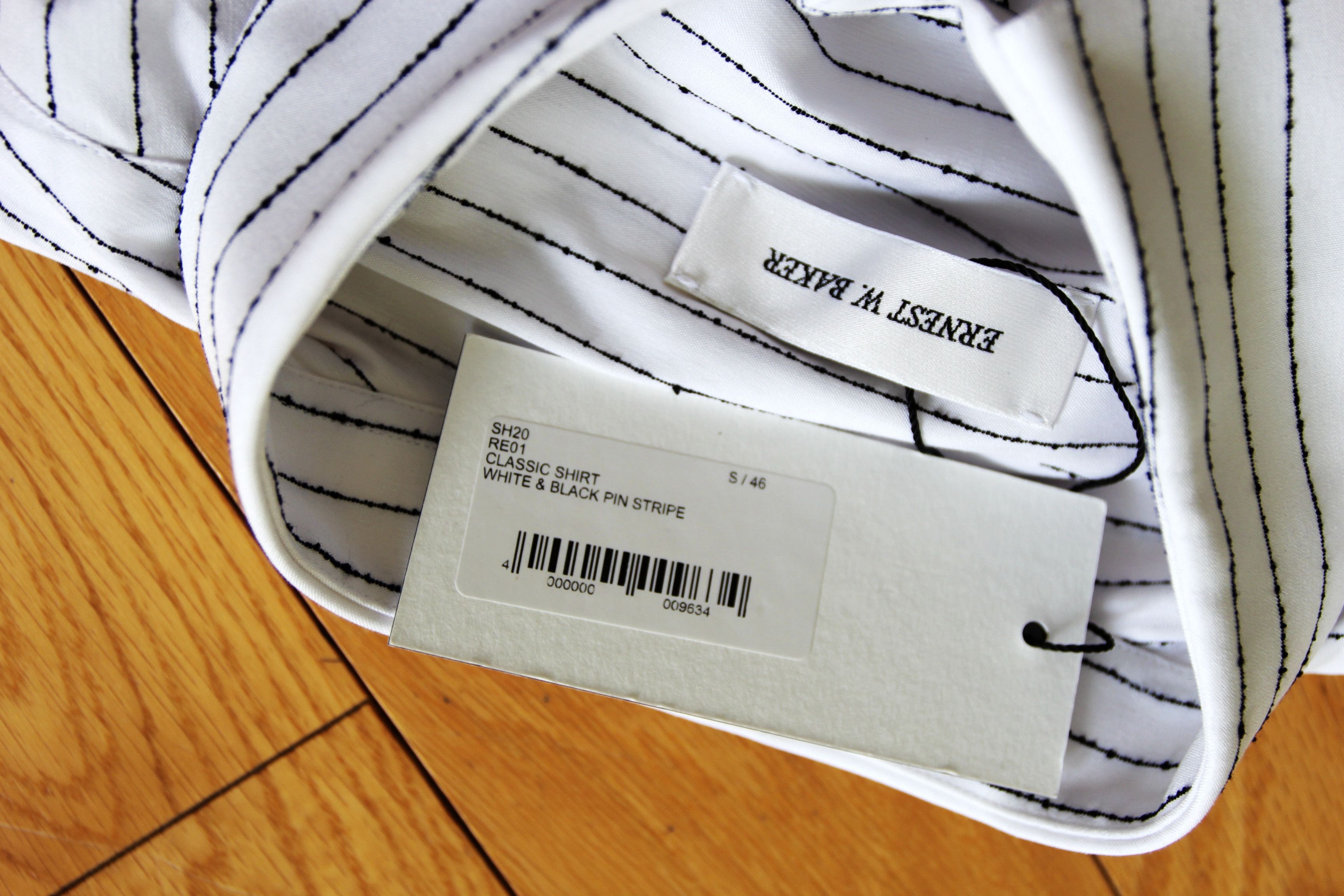 Ernest W. Baker BNWT SS25 ERNEST W. BAKER PIN STRIPE SHIRT 46 Size US S / EU 44-46 / 1 - 8 Thumbnail