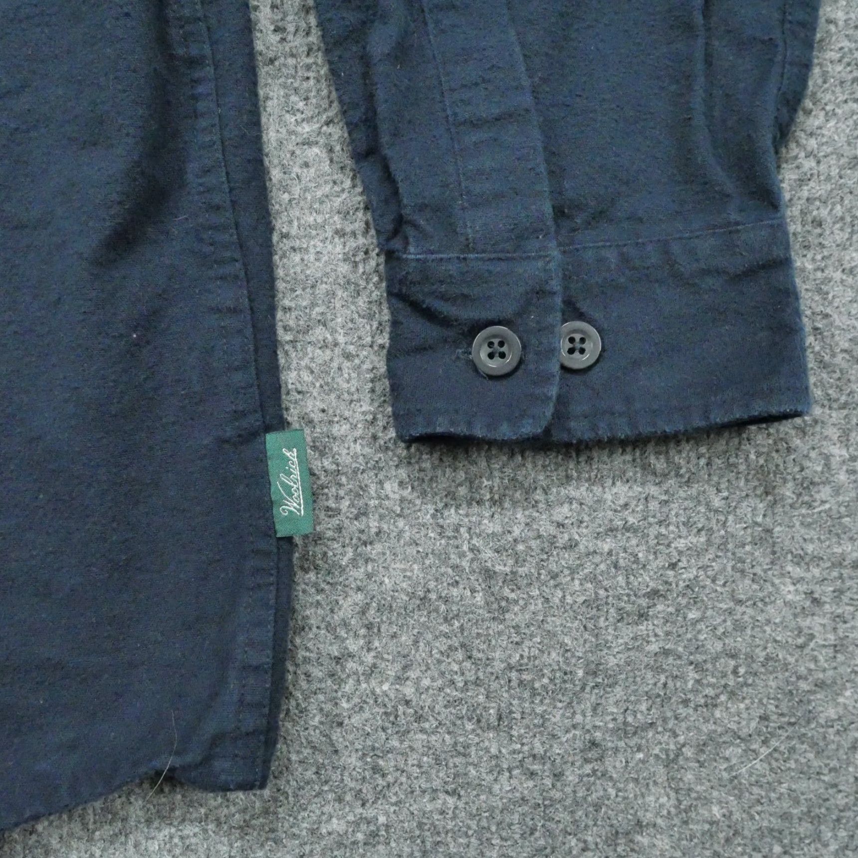 Vintage Woolrich Shirt Mens 2XL Blue Button-Up Flannel Collared Cotton Pocketed Workwear Size US XXL / EU 58 / 5 - 2 Thumbnail