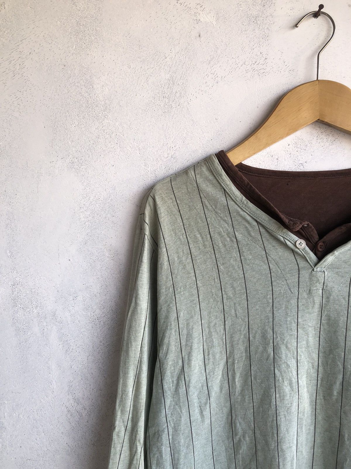 Japanese Double layer longsleeve UnionBay Rock Punk Style Long Sleeve T Shirts