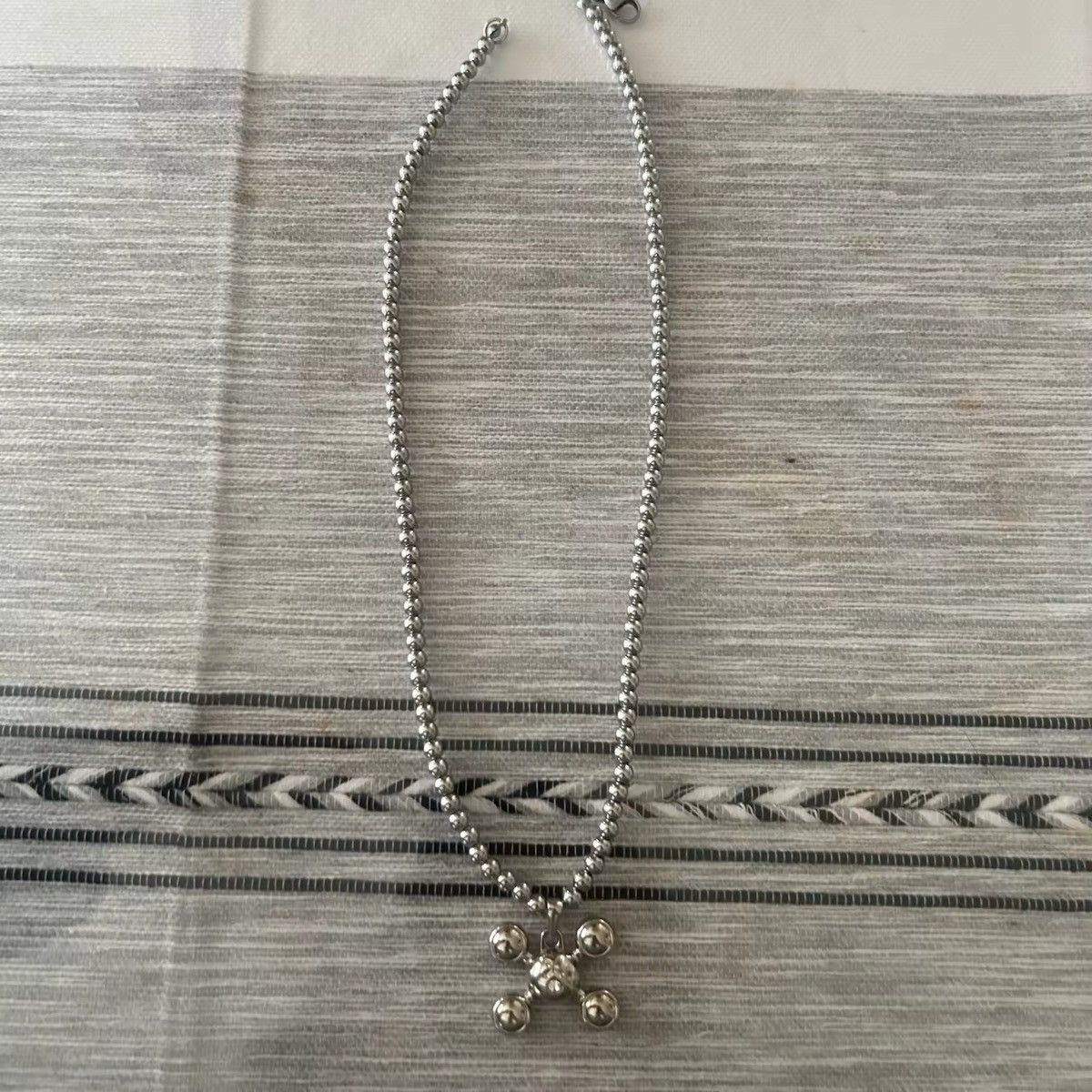 Jewelry Harajuku Quadangle Ball Pendant Necklace Y2K Size ONE SIZE - 1 Thumbnail