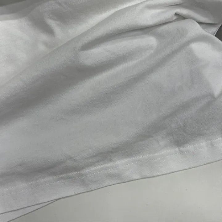 Balenciaga Balenciaga Balenciaga White Logo Print Short Sleeve TShirt Size US S / EU 44-46 / 1 - 6 Thumbnail
