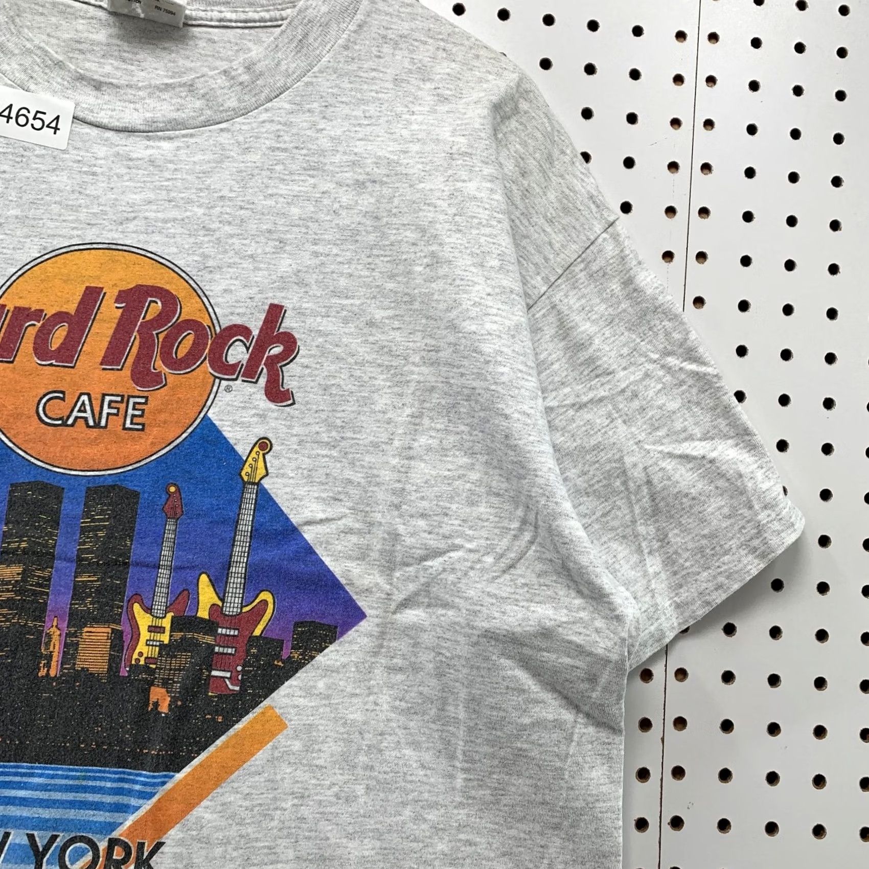 Hard Rock Cafe Vintage Hard Rock Cafe Shirt Mens XL New York Gray Single Stitch 90s Size US XL / EU 56 / 4 - 6 Thumbnail