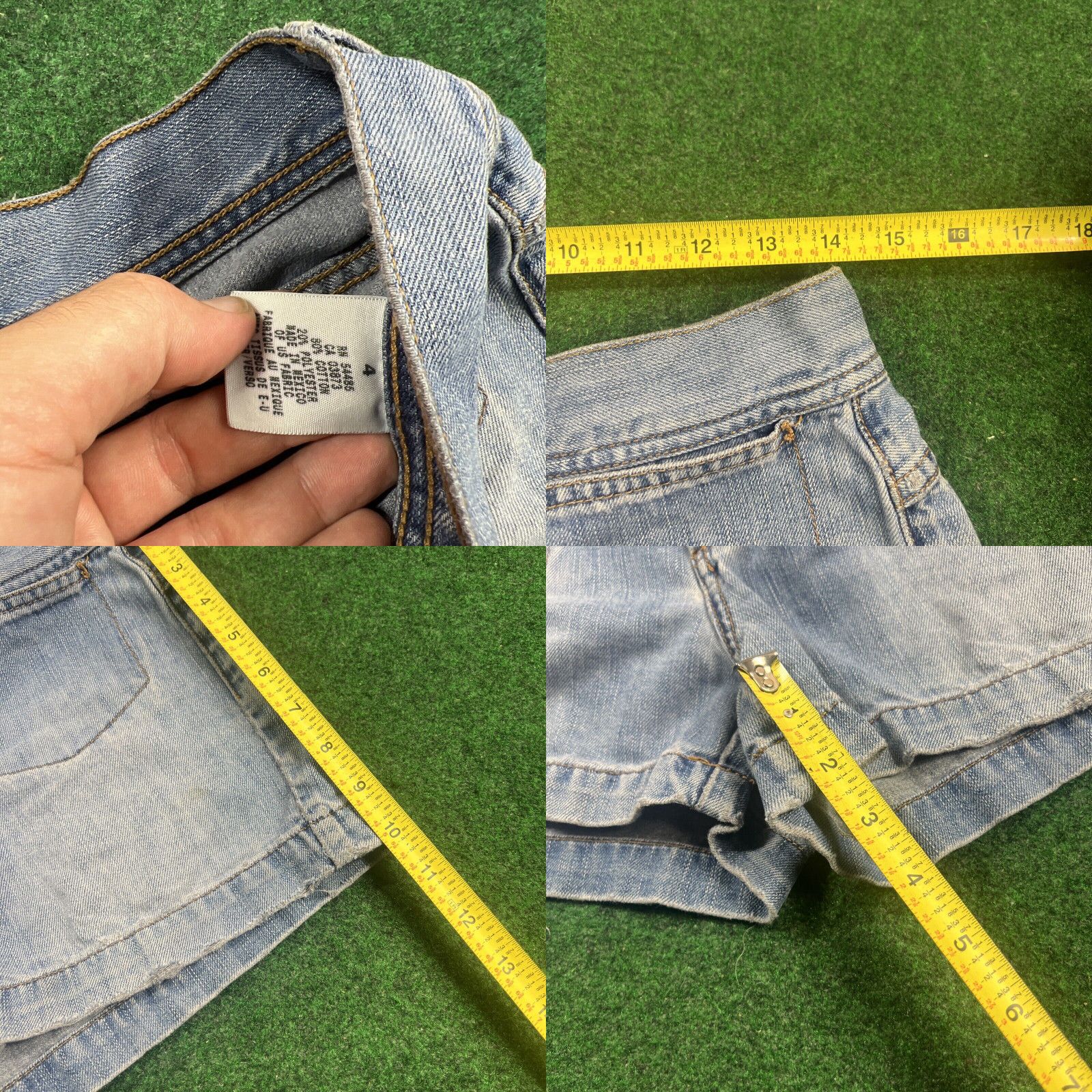 American Eagle Outfitters American Eagle Shorts Size 4 Shortie Stretch Distressed 28in Size 27" / US 4 / IT 40 - 8 Thumbnail