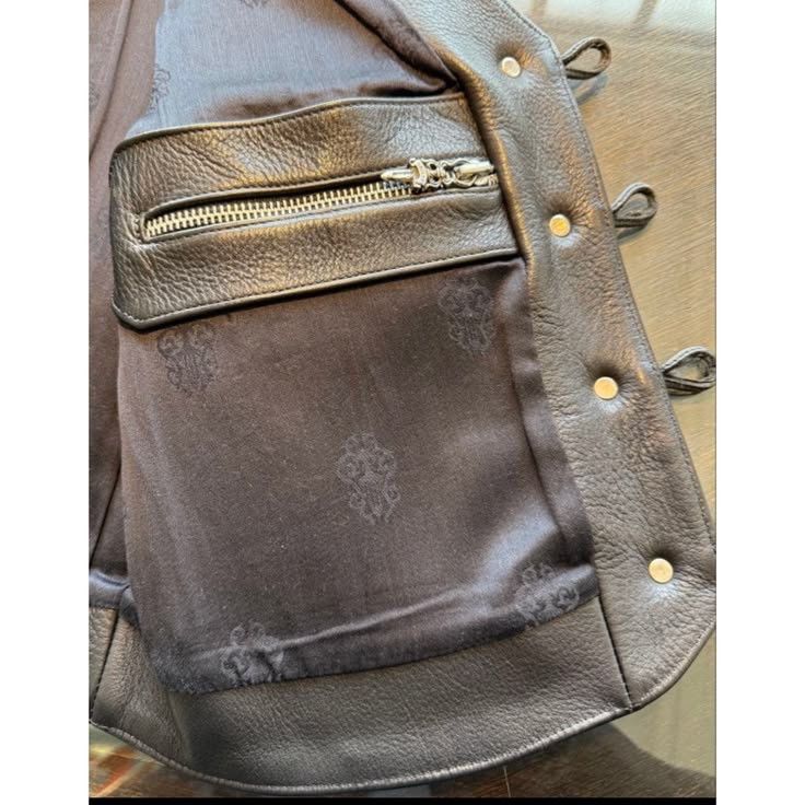 Chrome Hearts CH 8B Leather Vest Size US S / EU 44-46 / 1 - 10 Thumbnail