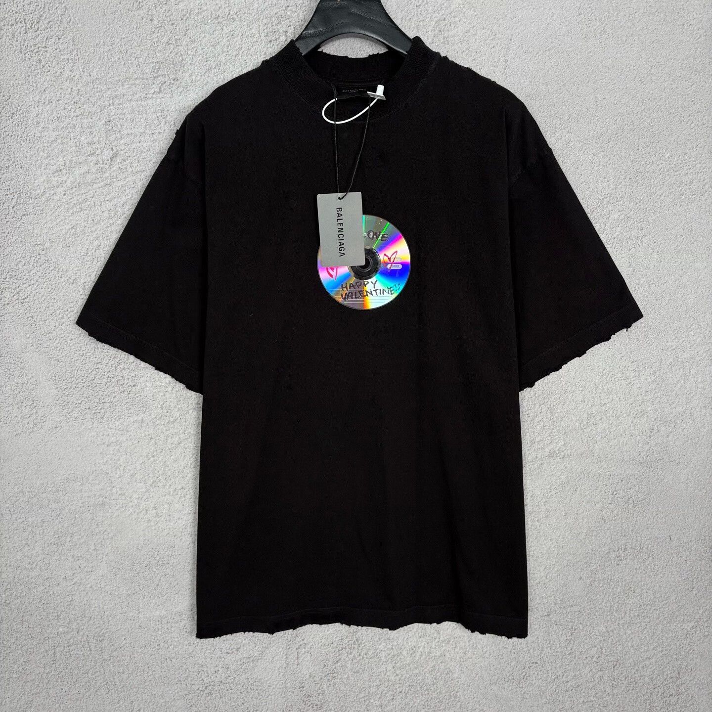 Balenciaga balenciaga short sleeve t-shirt with heart print Size US XS / EU 42 / 0 - 1 Thumbnail
