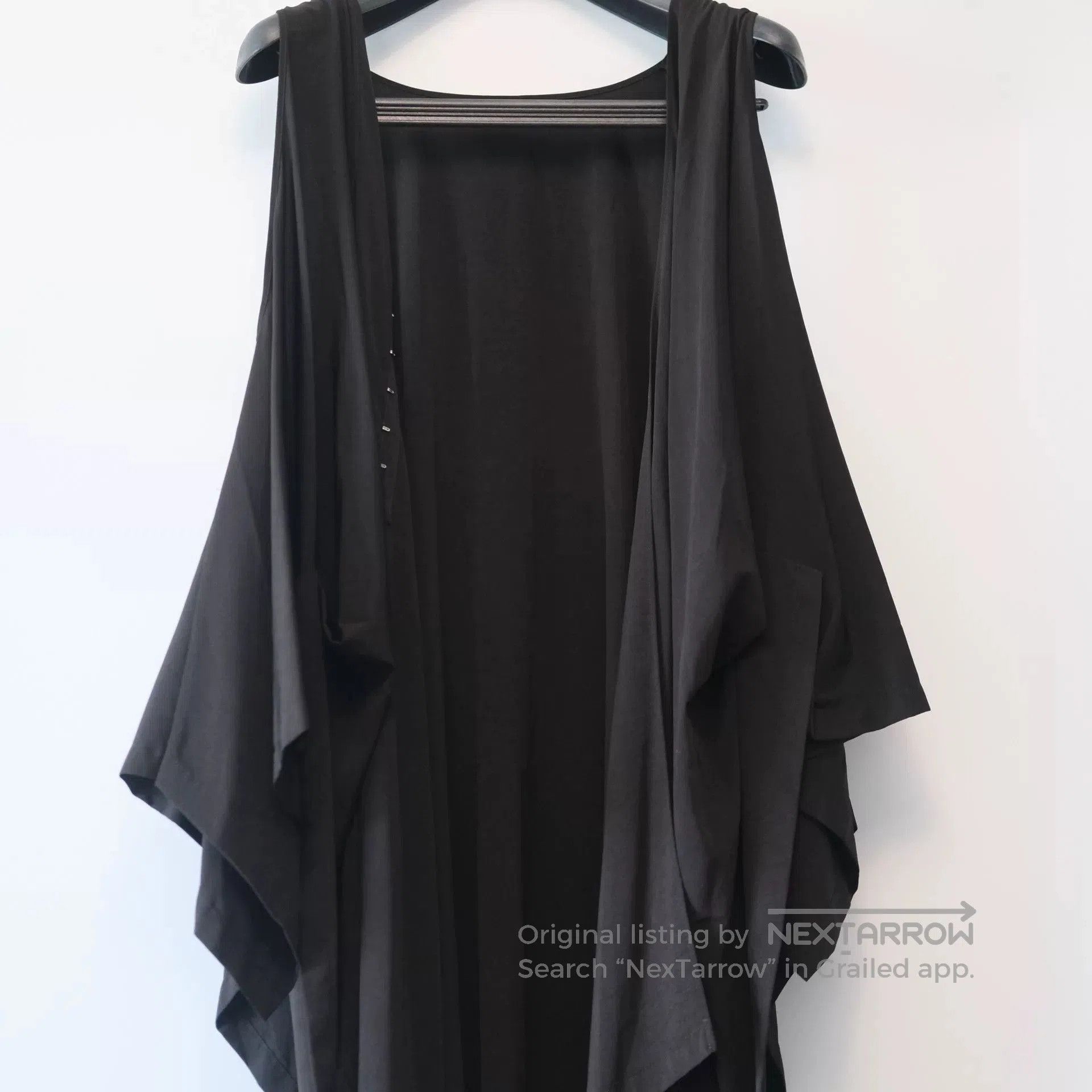 Yohji Yamamoto Yohji Yamamoto Women’s Black Cardigan Jacket. Size M / US 6-8 / IT 42-44 - 5 Thumbnail