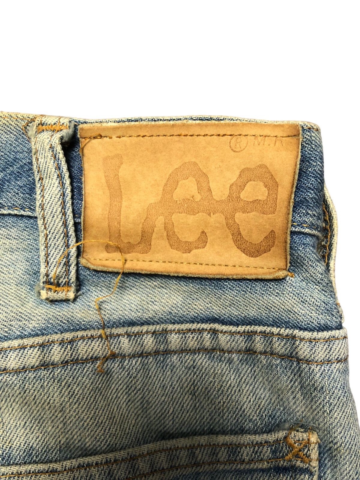 Lee Vintage 70s Lee Riders Distressed Mud Wash Jeans Size US 33 - 15 Thumbnail