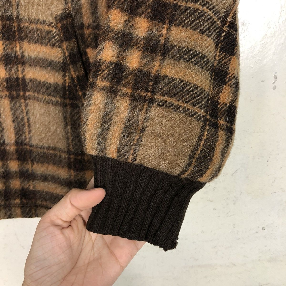 Japanese Brand 🔥VINTAGE CHORE WORK WOOL JACKET TARTAN CHECK ISSEY MIYAKE Size US M / EU 48-50 / 2 - 20 Thumbnail