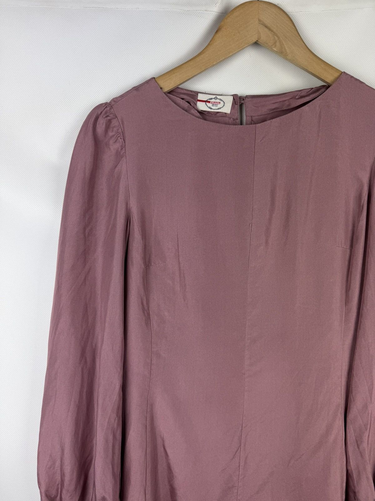 Prada Prada Milano Ladies Long Sleeve Silk Tunic Dress Size 40 Size S / US 4 / IT 40 - 4 Thumbnail