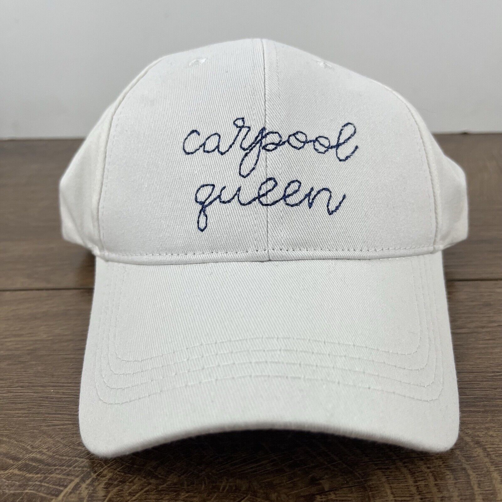 Other Carpool Queen Hat Carppol Hat White Adjustable Hat White Adu Size ONE SIZE - 1 Thumbnail
