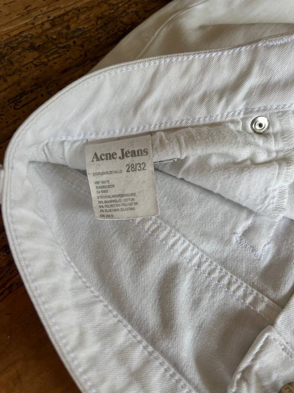Acne Studios Acne Jeans Hep White 28/32 denim Size 28" / US 6 / IT 42 - 6 Thumbnail