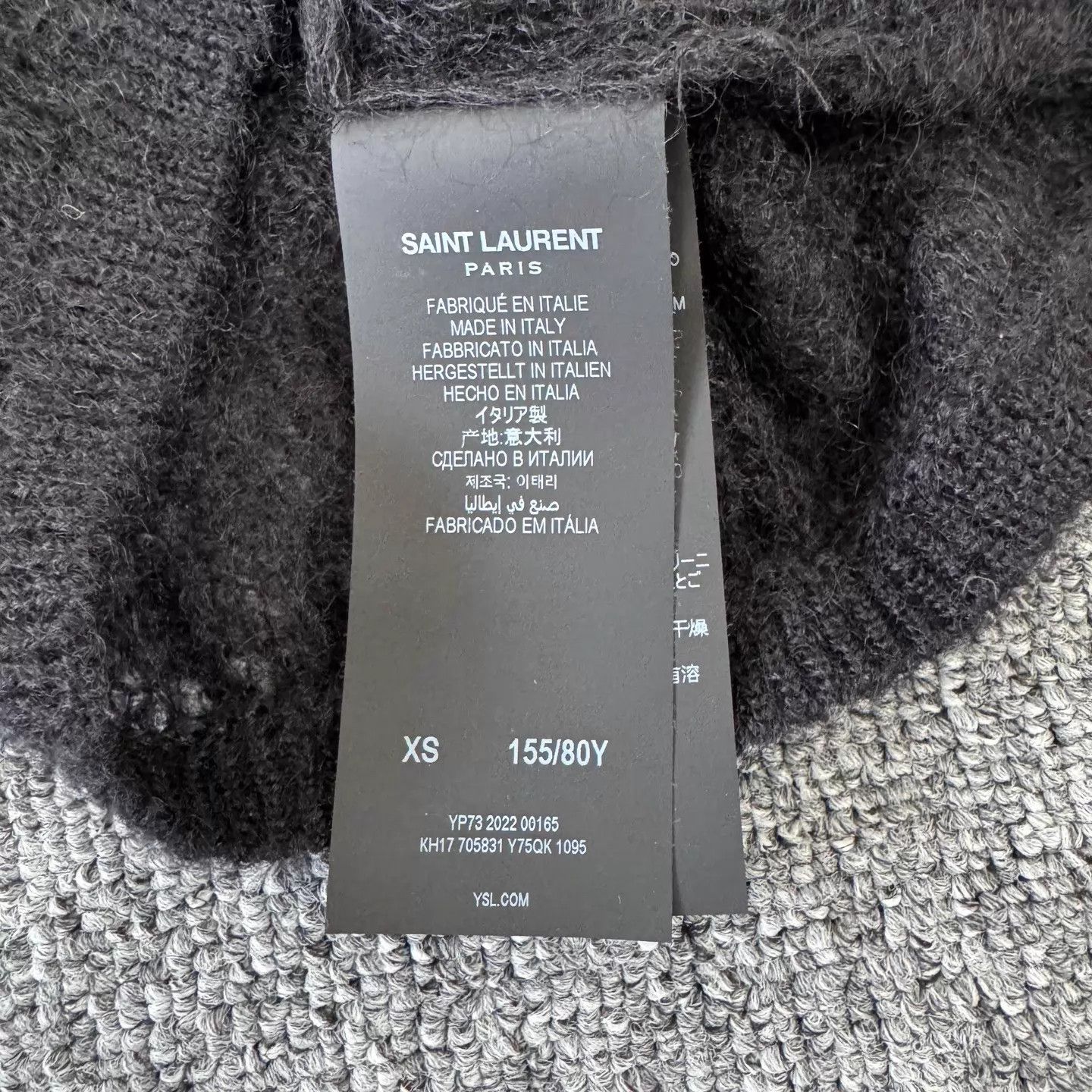 Saint Laurent Paris SLP black lace dollcollar sh knit cardigan XS 99new Size XS / US 0-2 / IT 36-38 - 5 Thumbnail
