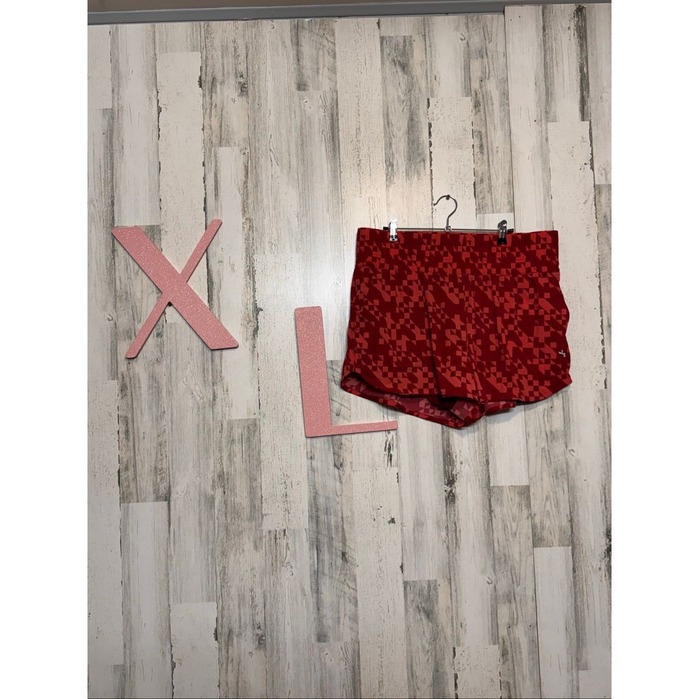 Other JoyLab Red Geometric Running Shorts Women’s XL High Waist Ac Size 38" / US 16 / IT 52 - 5 Thumbnail